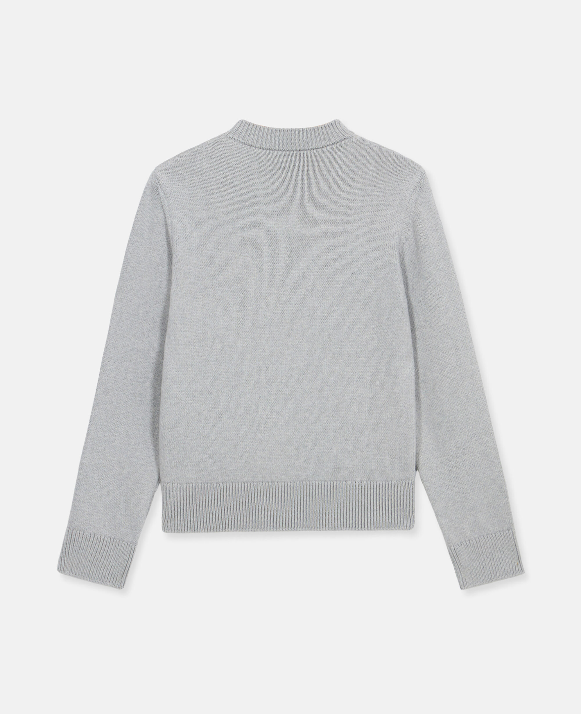 Stella McCartney Falabella high-neck wool blouse - Blue