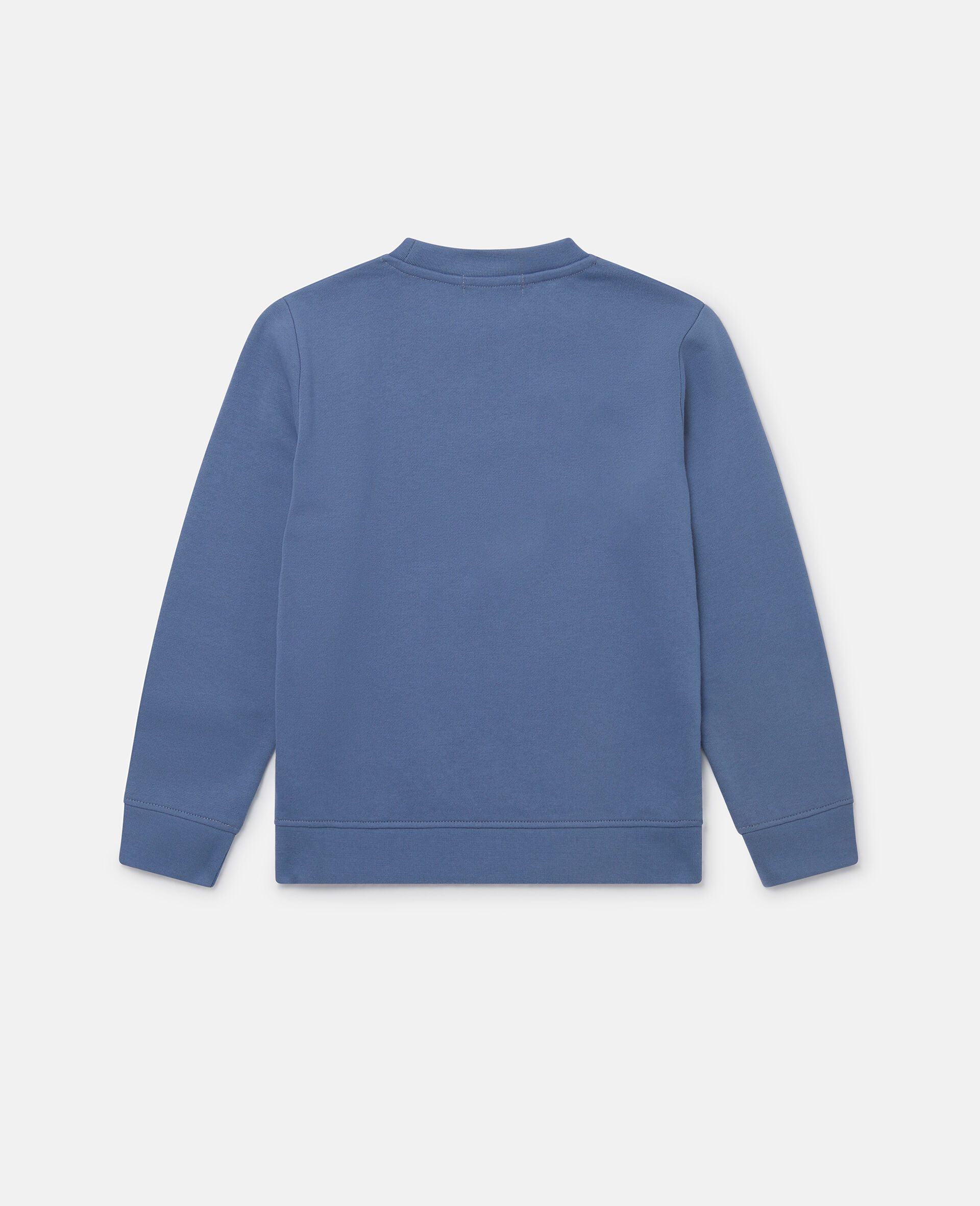 Sunshine Face Long Sleeve T-Shirt-Blue-large image number 2