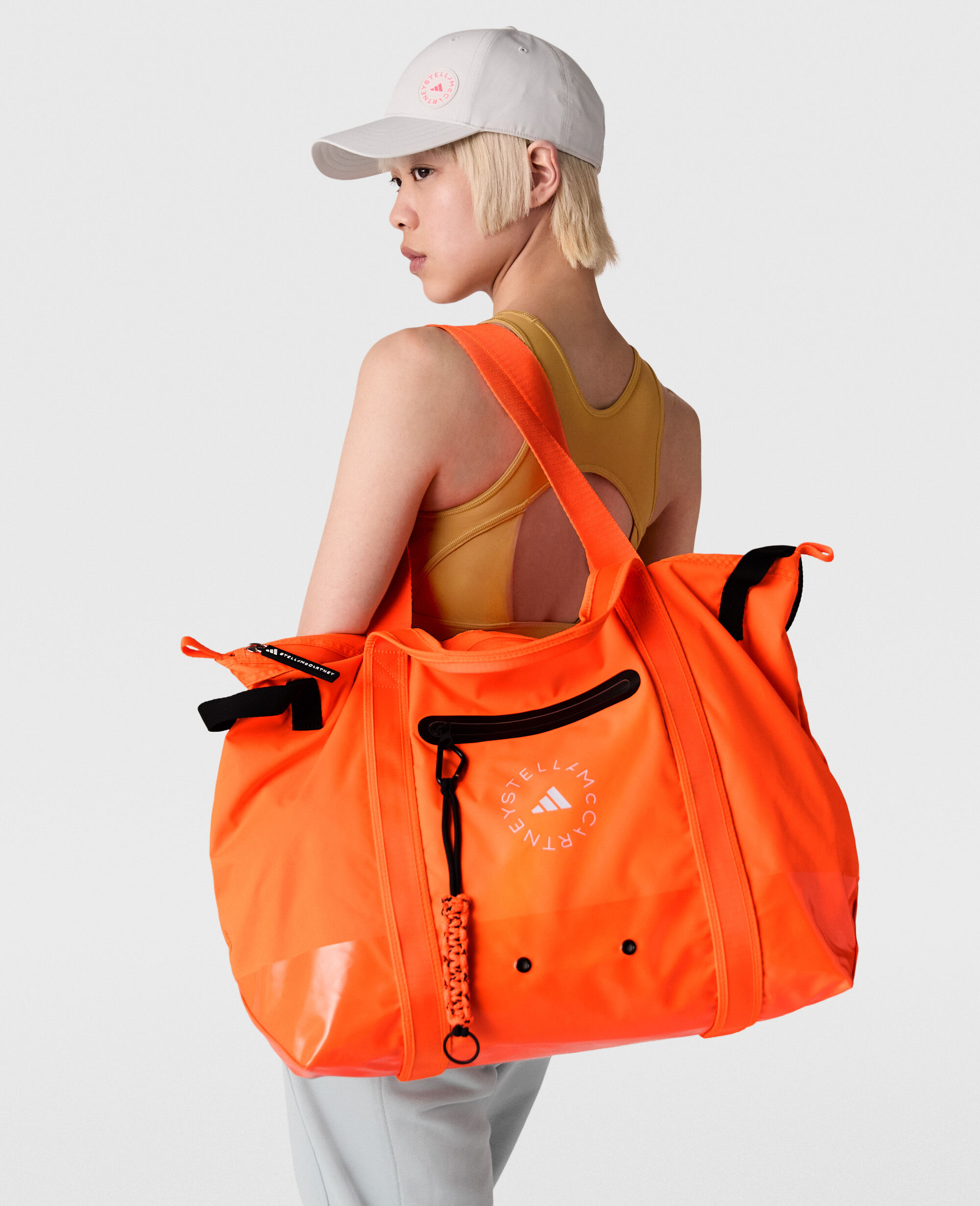 Women Crew Orange Logo Tote Bag | Stella McCartney US