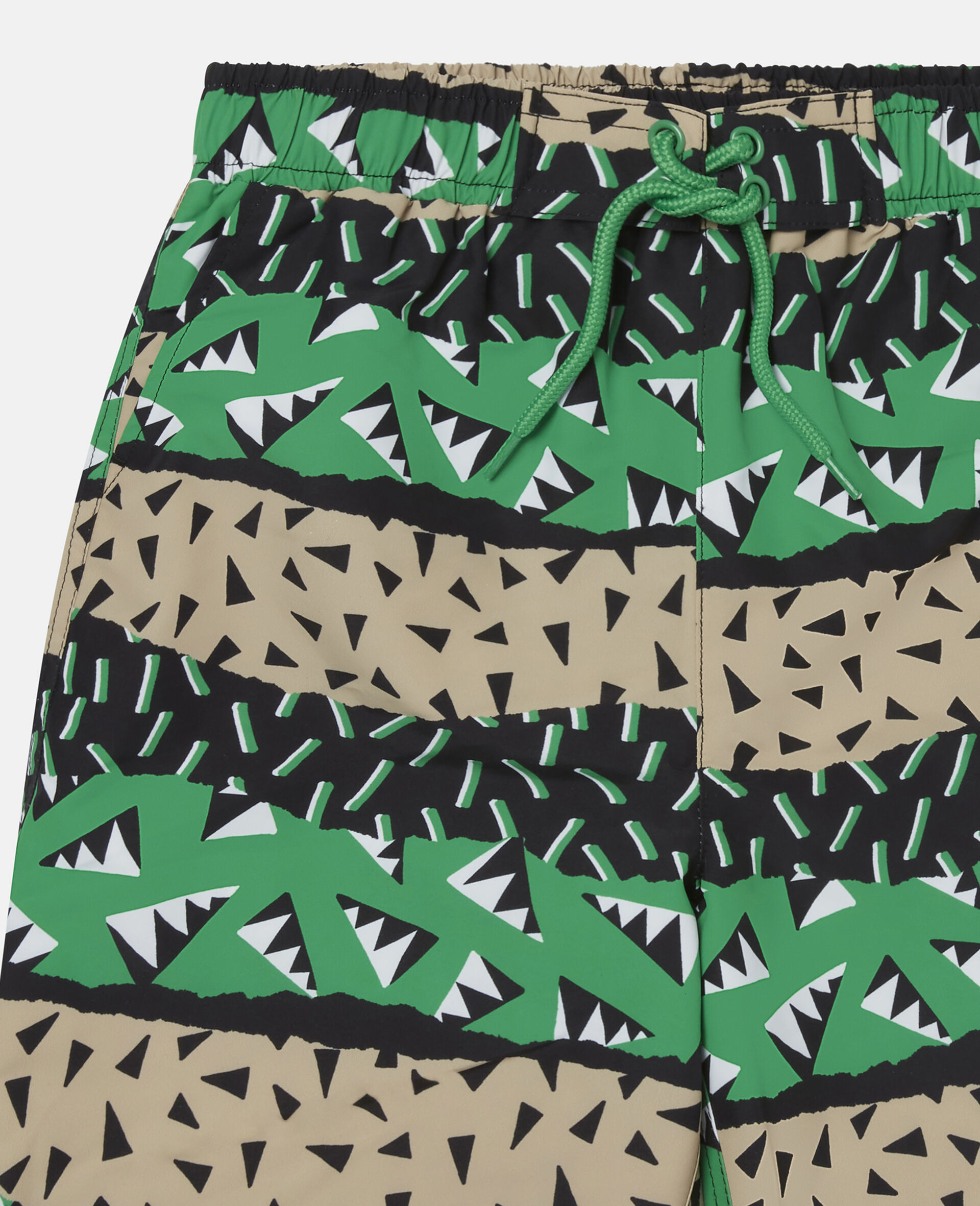 Spike Print Swim Shorts -Multicolour-large image number 1