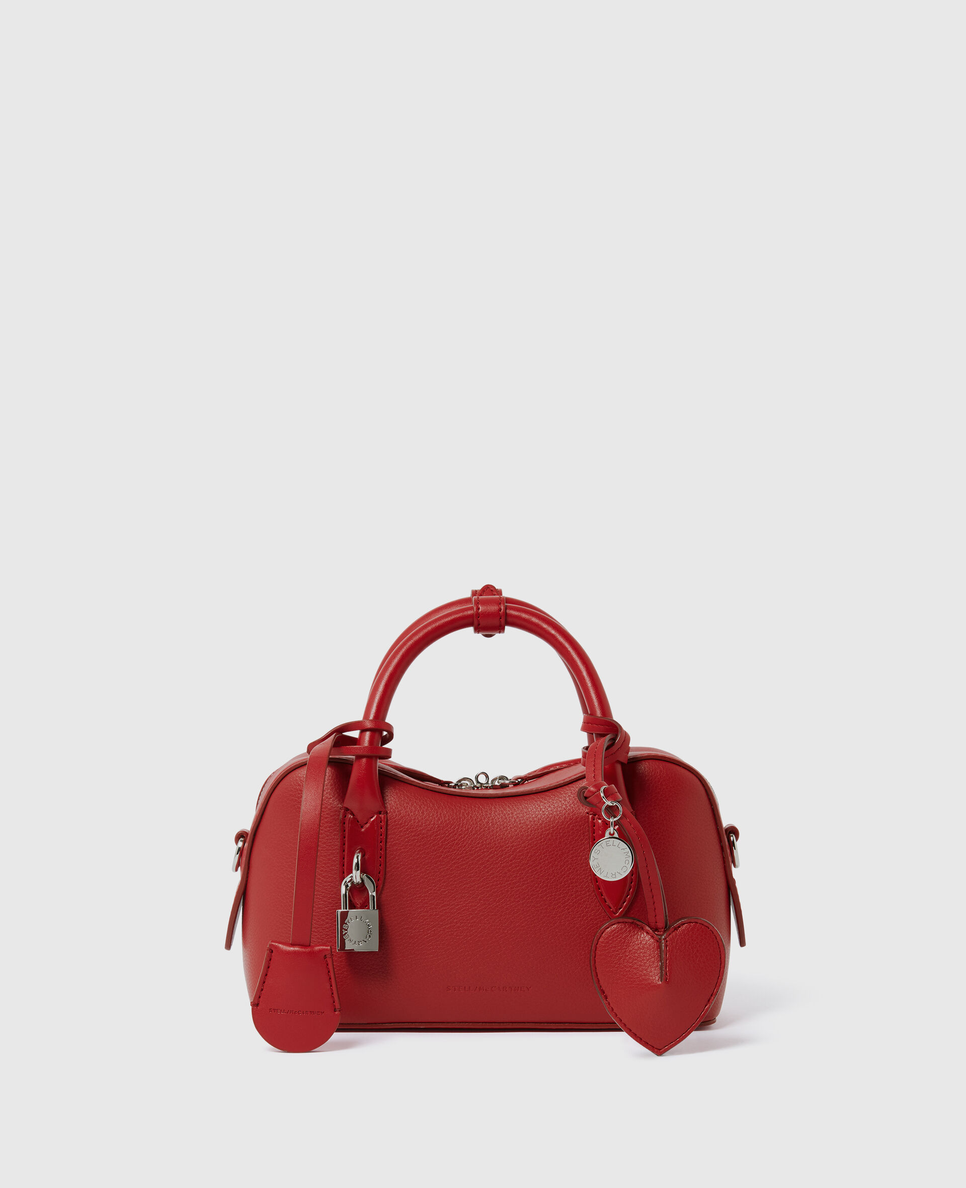 Heart Charm Keyring-Red-large image number 3