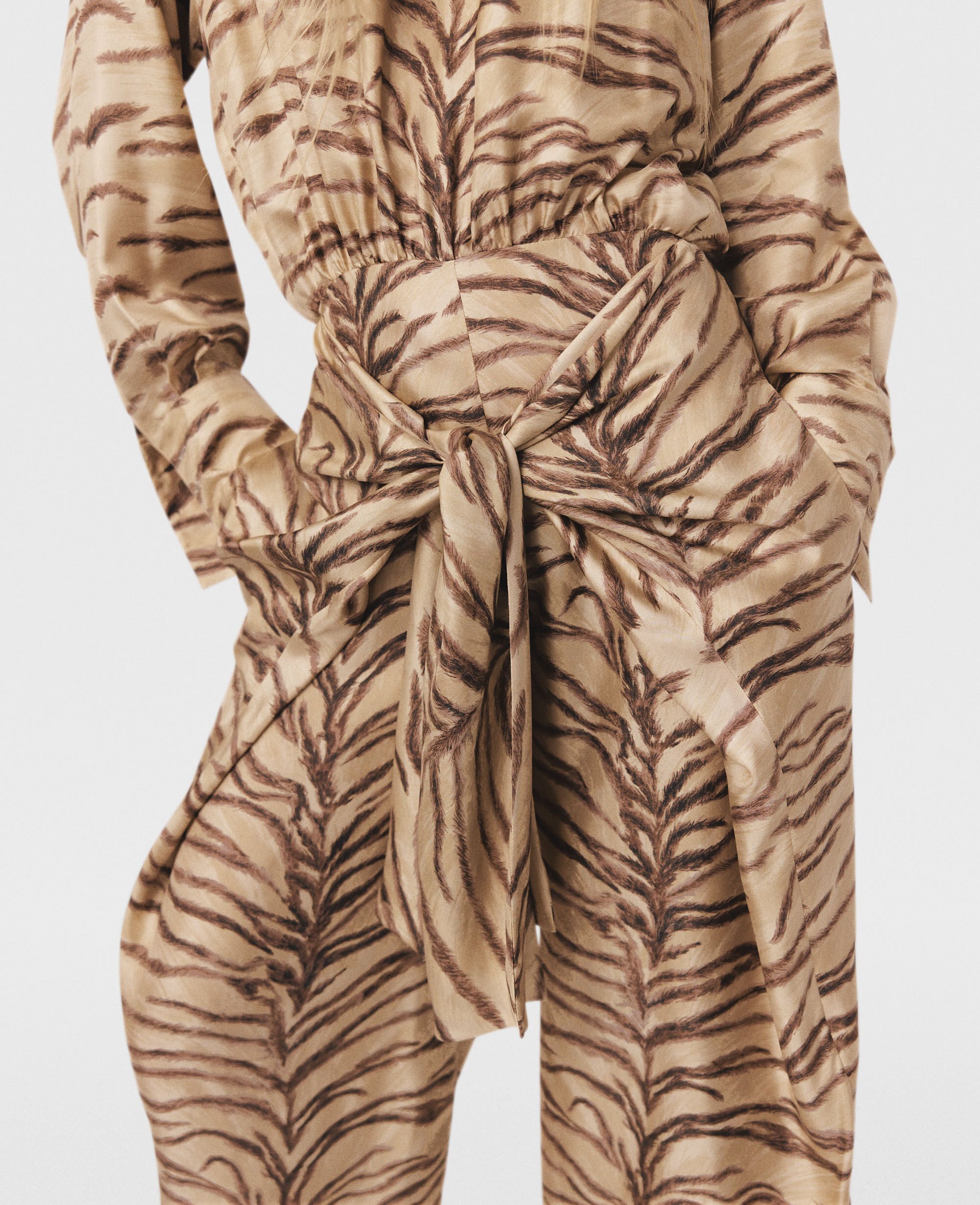 Tiger print playsuit outlet