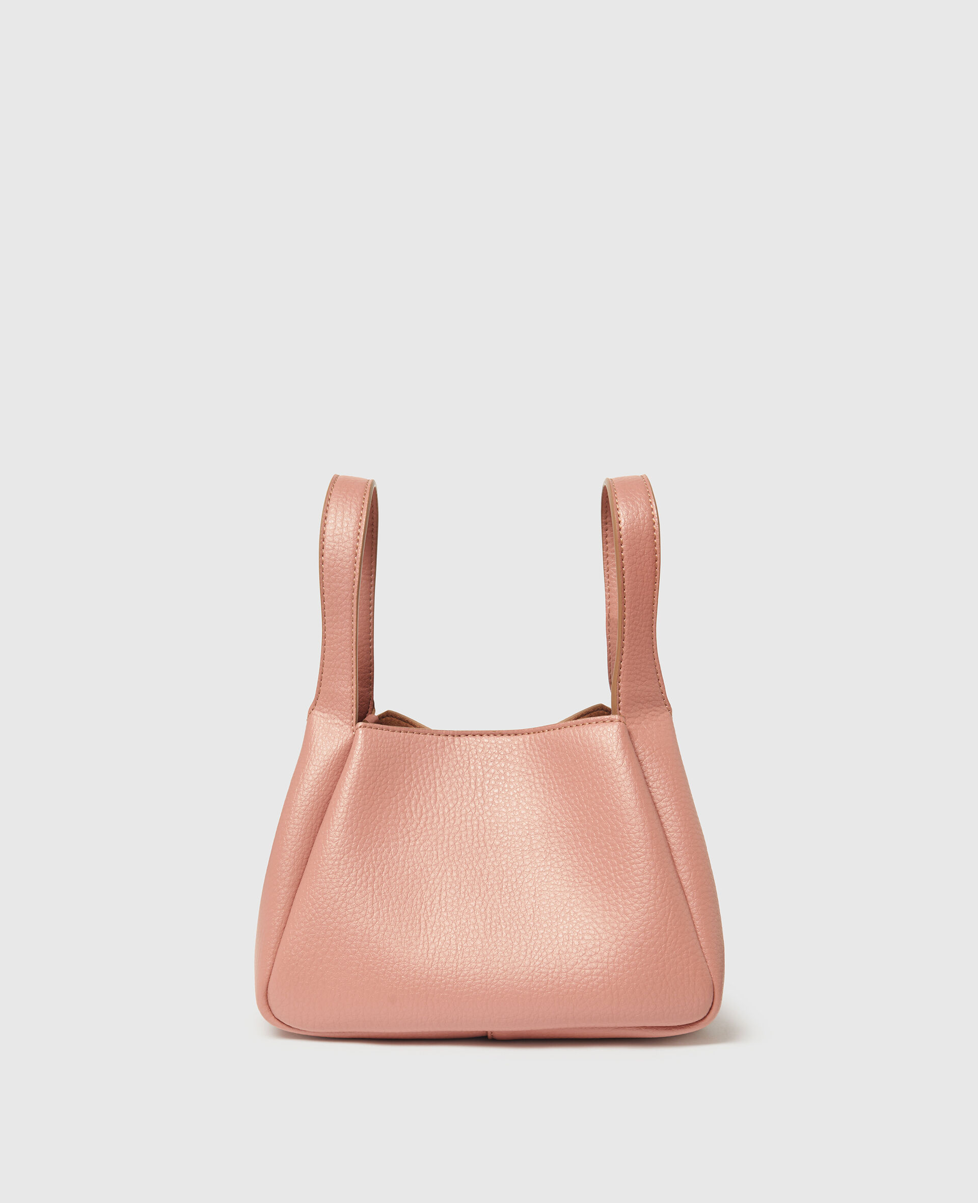 Logo Double Top Handle Crossbody Bag-Brown-large image number 2