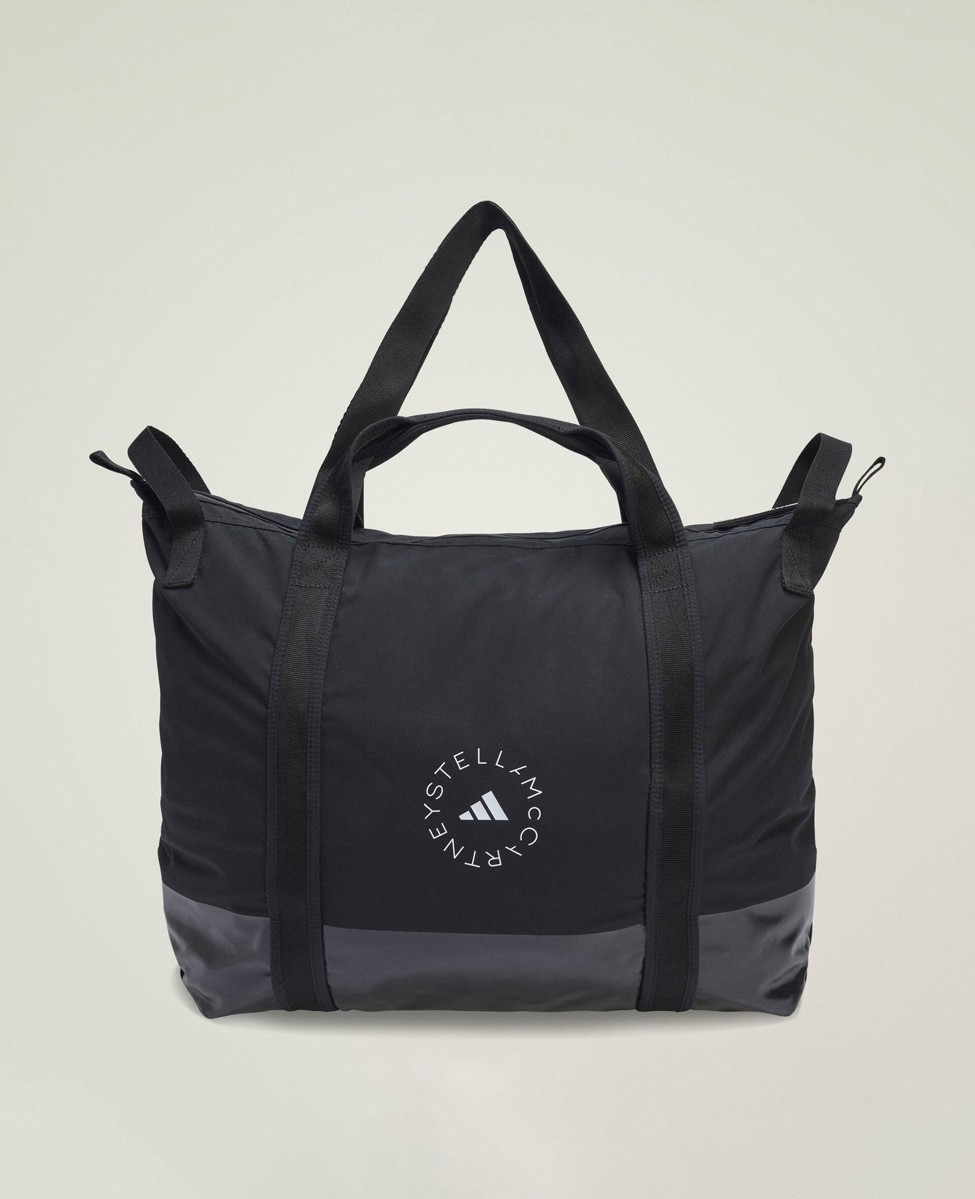 Logo Tote Bag-Black-medium