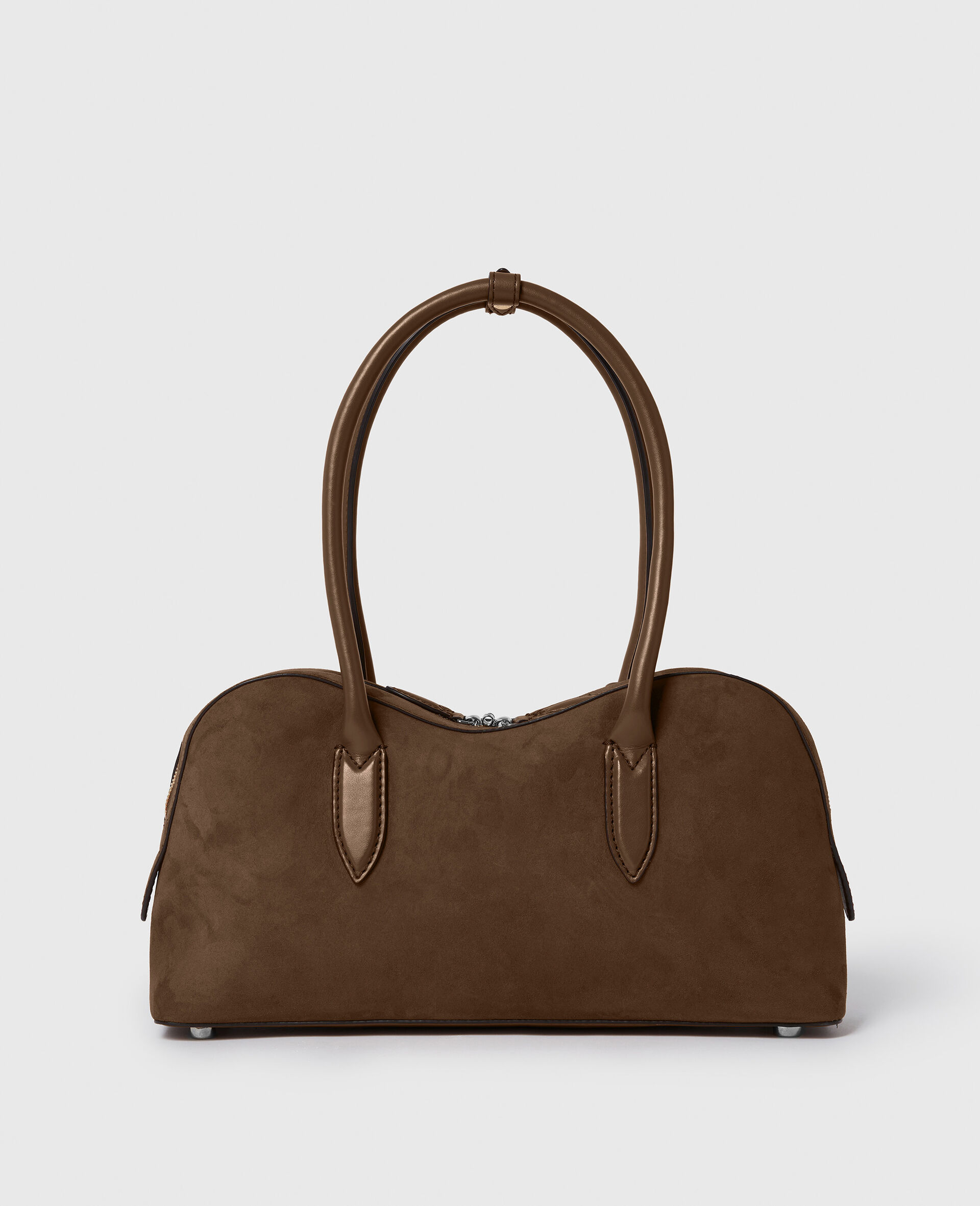 Ryder Suede Shoulder Bag-Brown-large image number 2