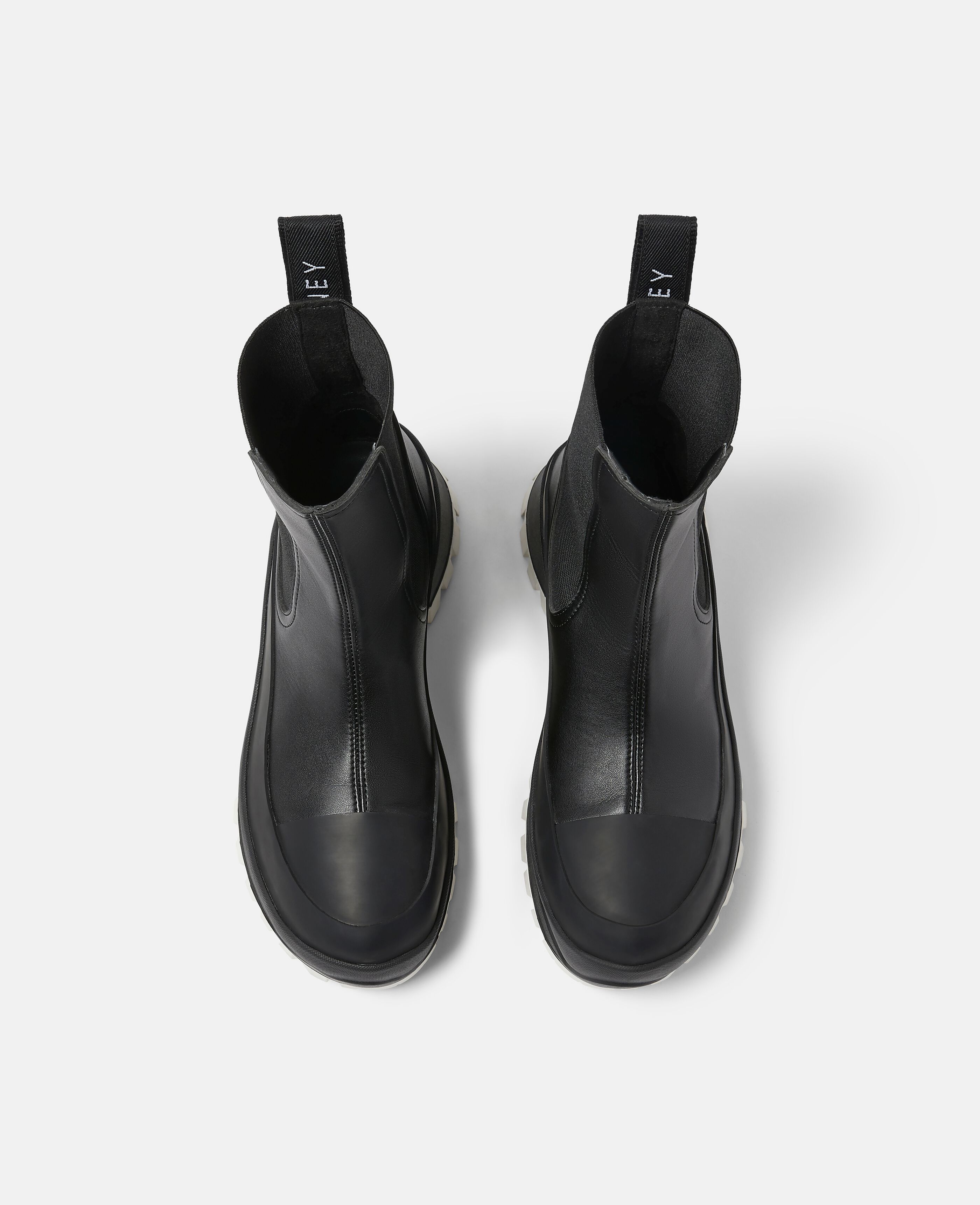 Women Black Trace Chelsea Boots | Stella McCartney US
