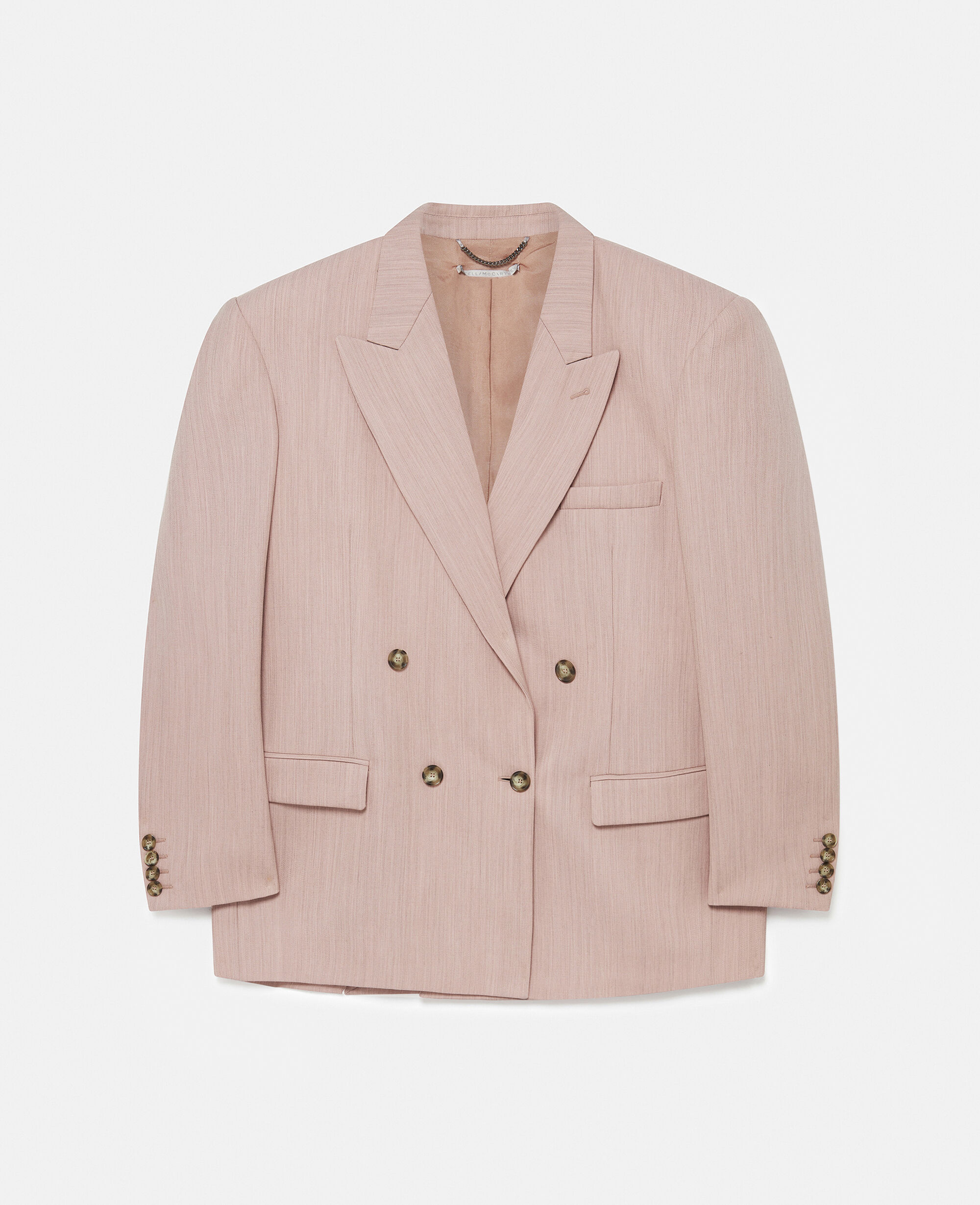 Pink oversized blazer top