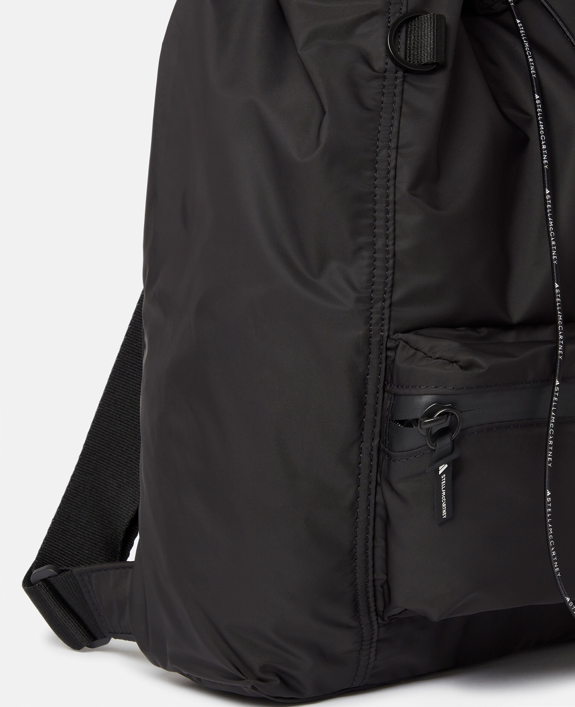 Logo Drawstring Gymsack-Black-large image number 4