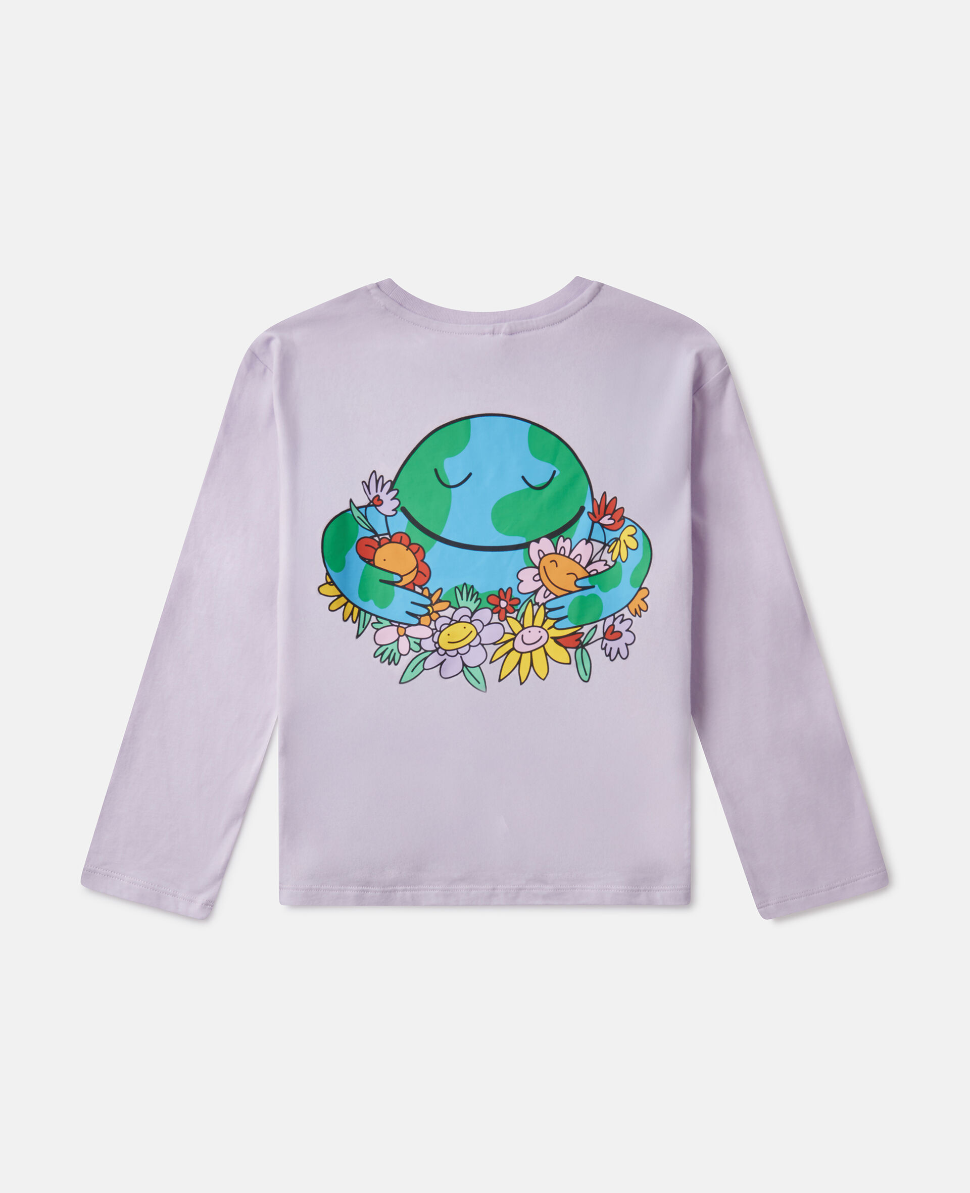 Earth Friends Graphic Long-Sleeve Top-Purple-large image number 2