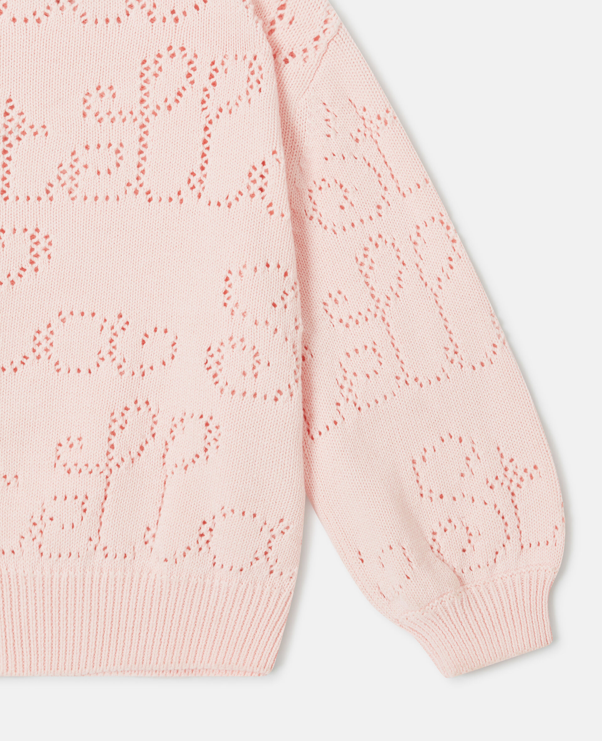 Stella Crocheted Sweatshirt-Pink-large image number 3