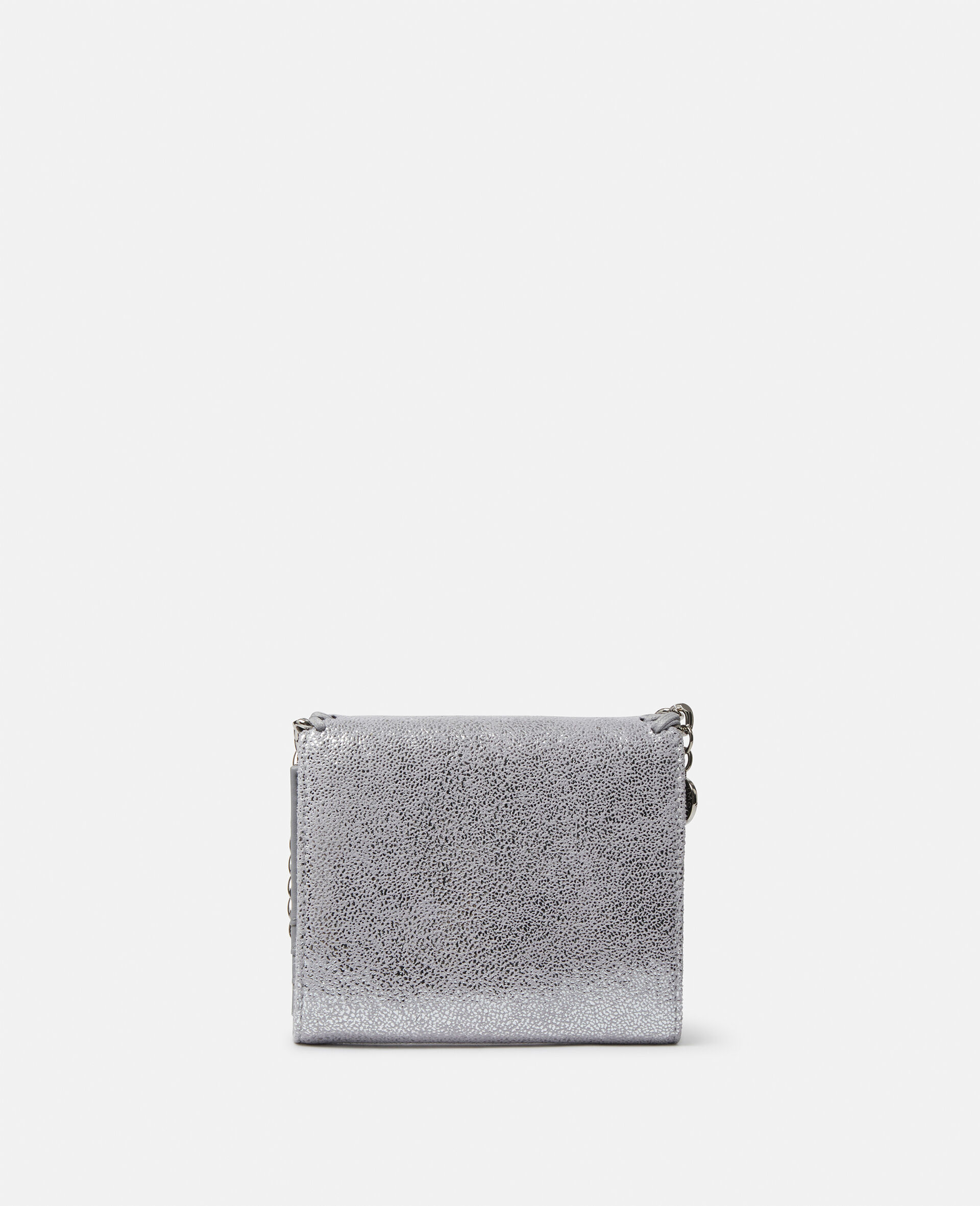 Falabella Small Flap Wallet-Silver-large image number 3