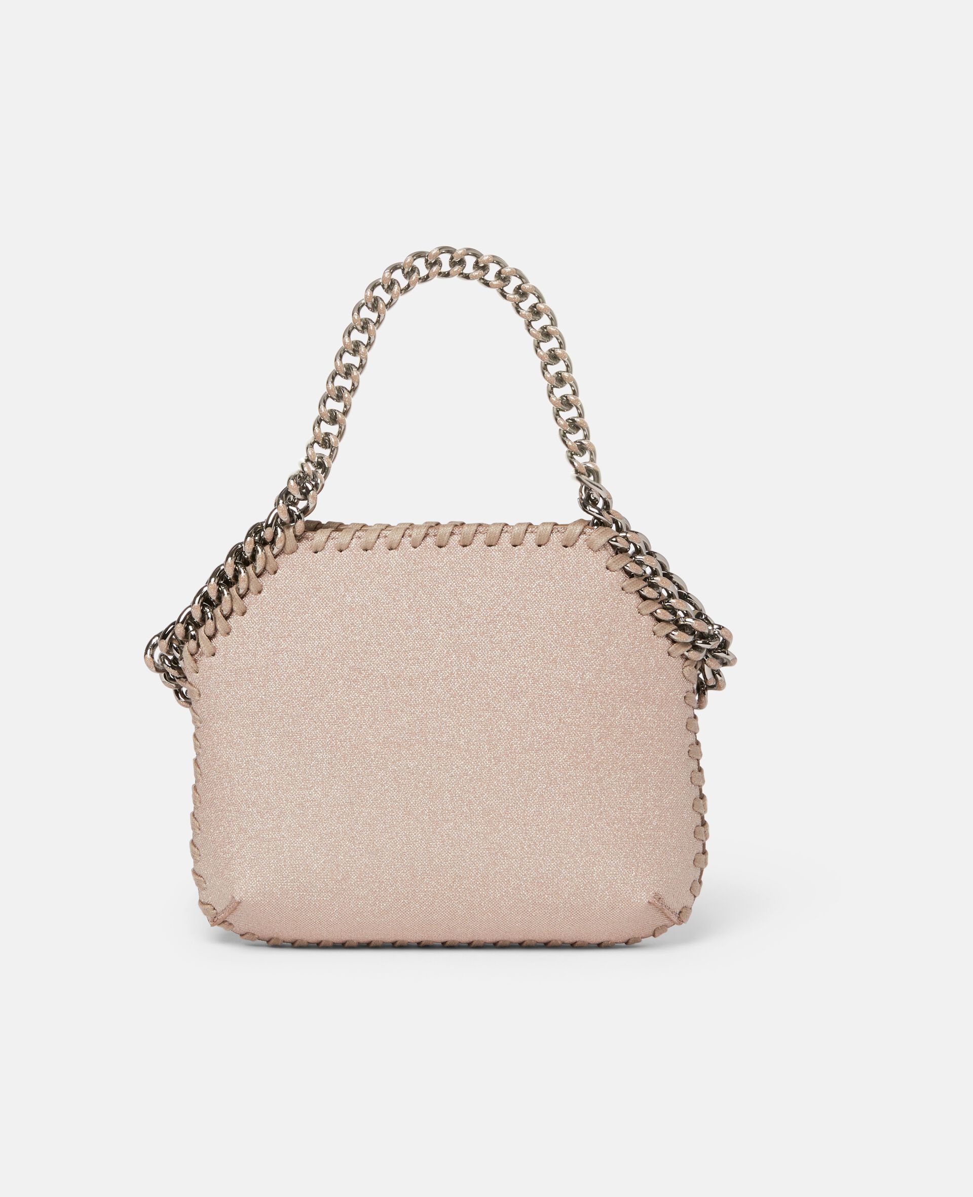Mini sac porté épaule Falabella Glitter -Rose-large image number 2