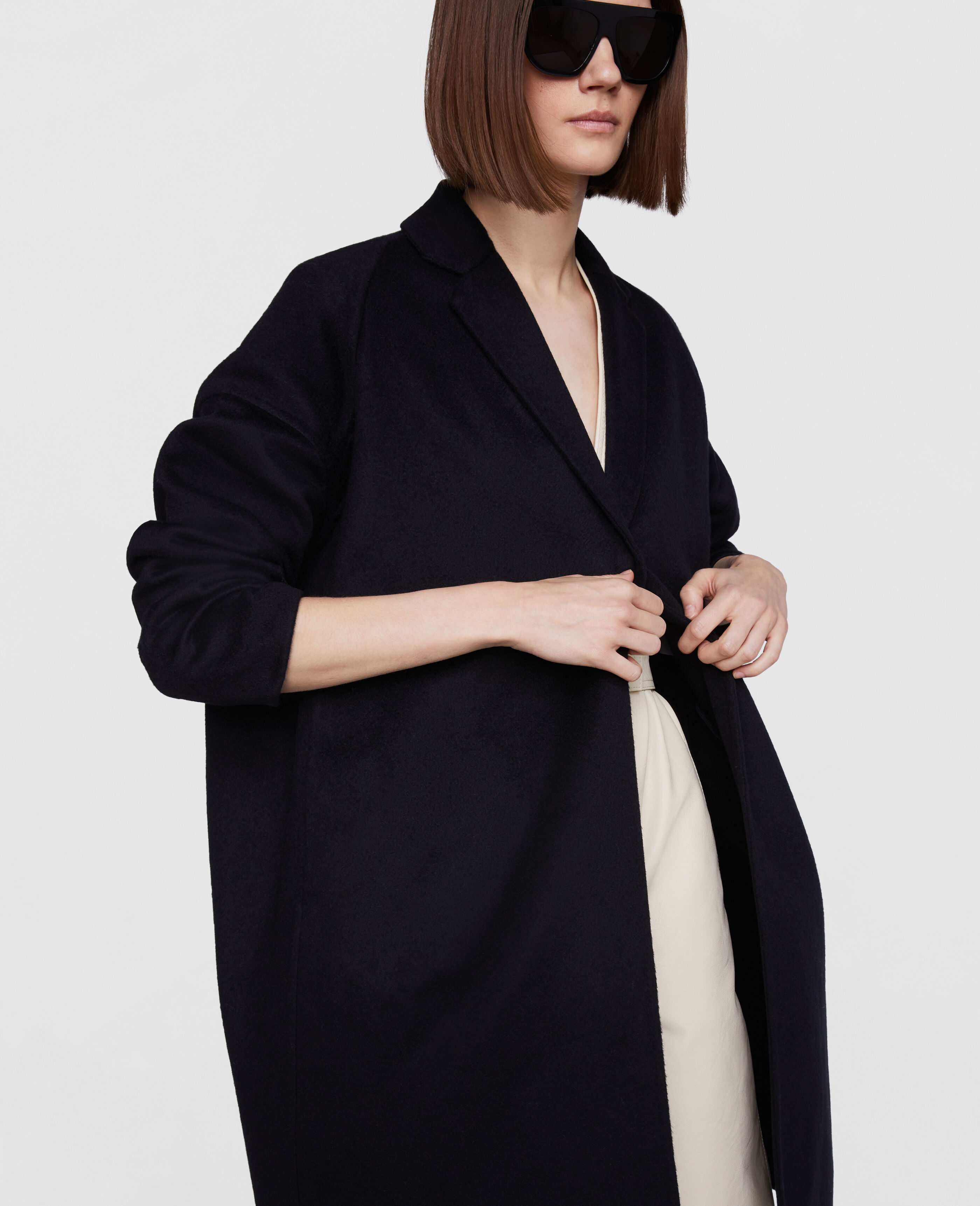 Women Black Bilpin Coat Stella McCartney US