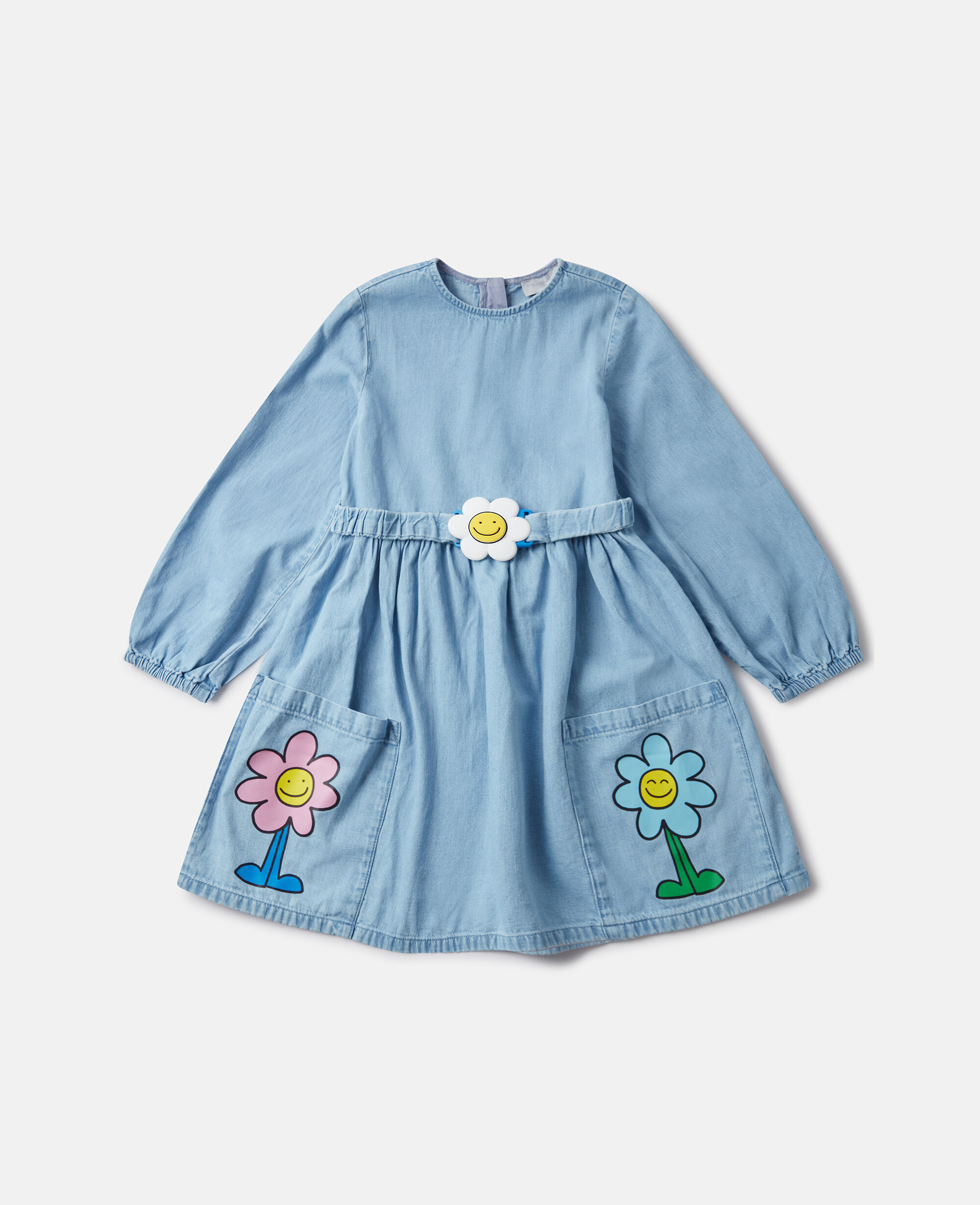 STELLA McCARTNEY 刺繍デニムワンピース　4Y/120cm STELLA McCARTNEY 刺繍デニムワンピース 4Y/120cm - メルカリ