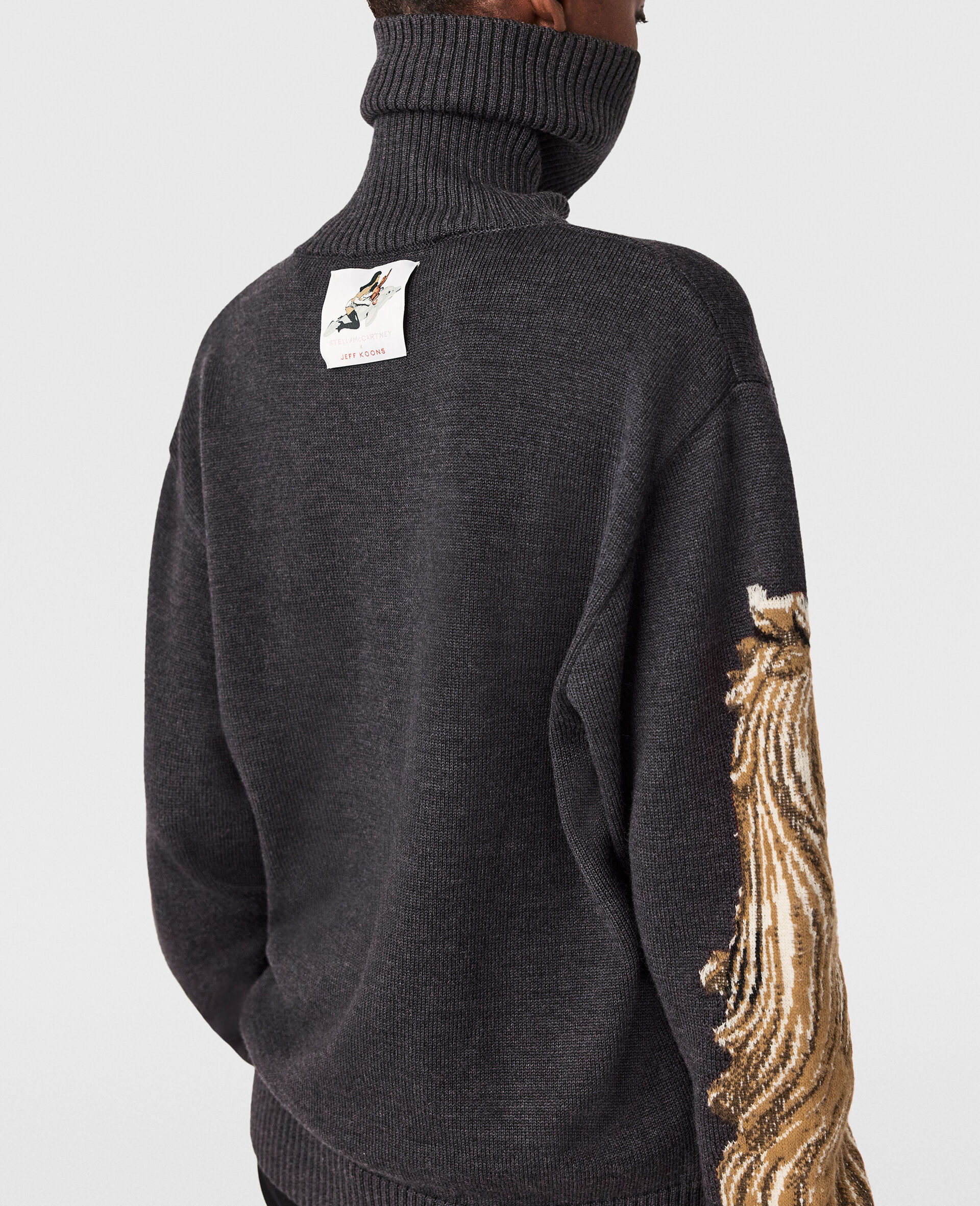 Jeff Koons Poodle Jumper-Grey-large image number 3