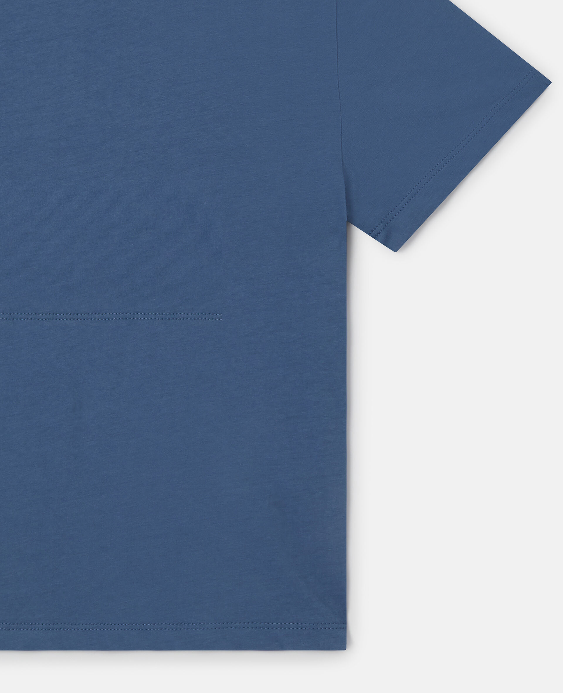 Whale Graphic Short Sleeve T-Shirt-Blue-medium