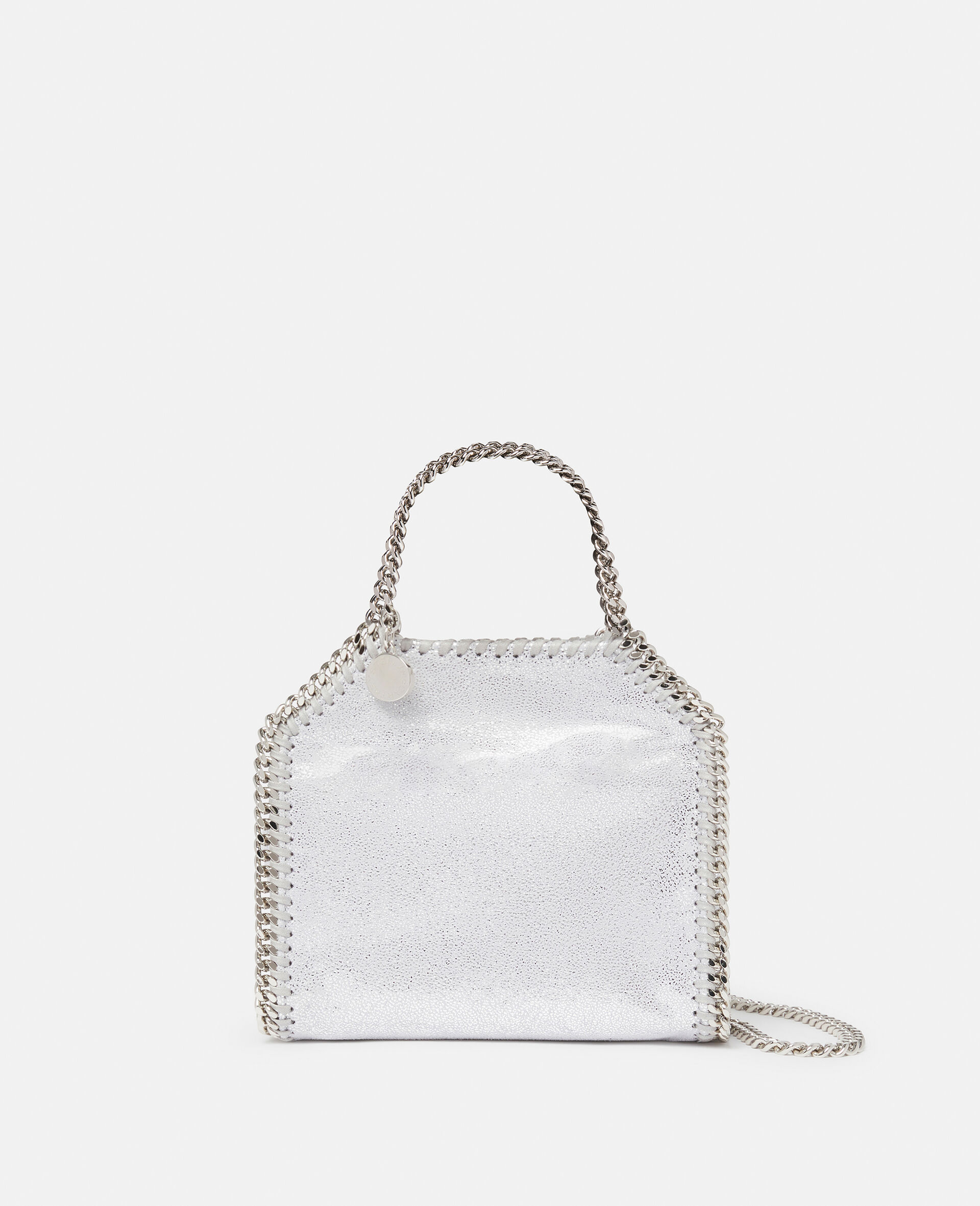 Falabella Tiny Tote Bag-Silver-medium