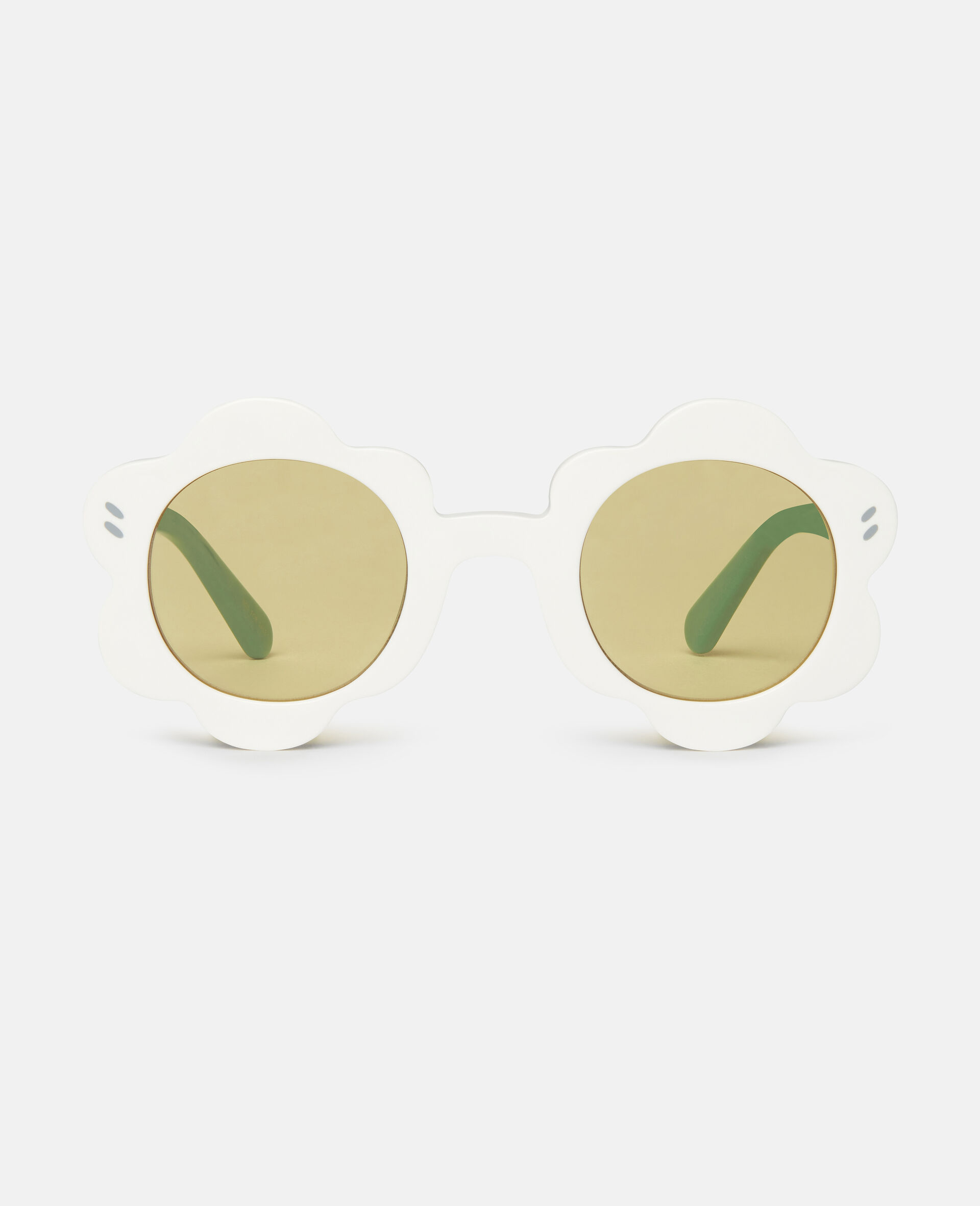 Flower Sunglasses-White-large image number 0