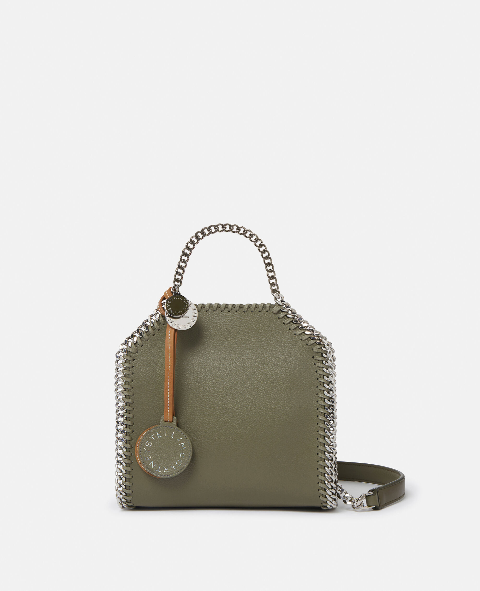 Women Khaki green Falabella Tiny Tote Bag Stella McCartney GB