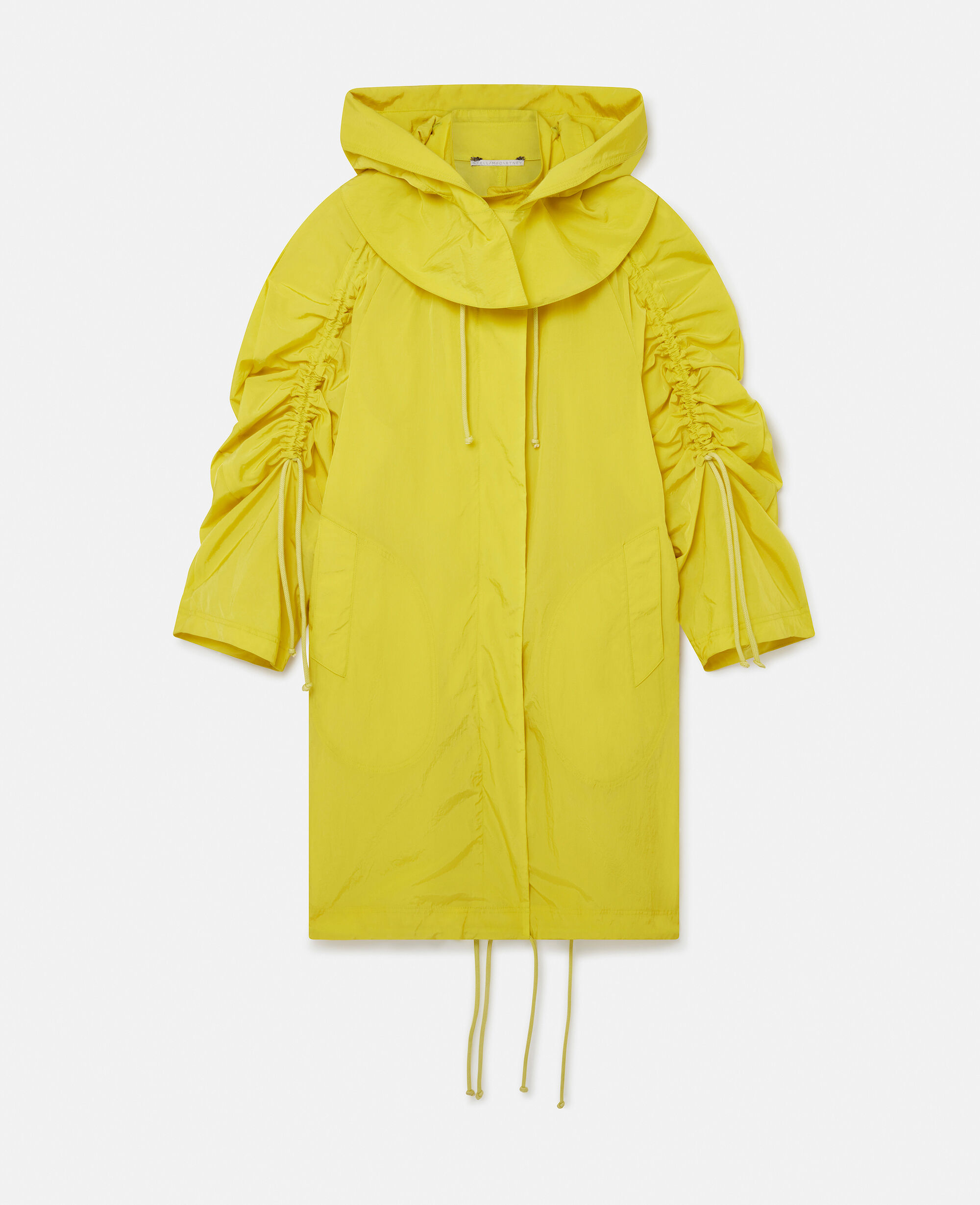 Women Lime Green Close the Loop Parka Jacket Stella McCartney GB