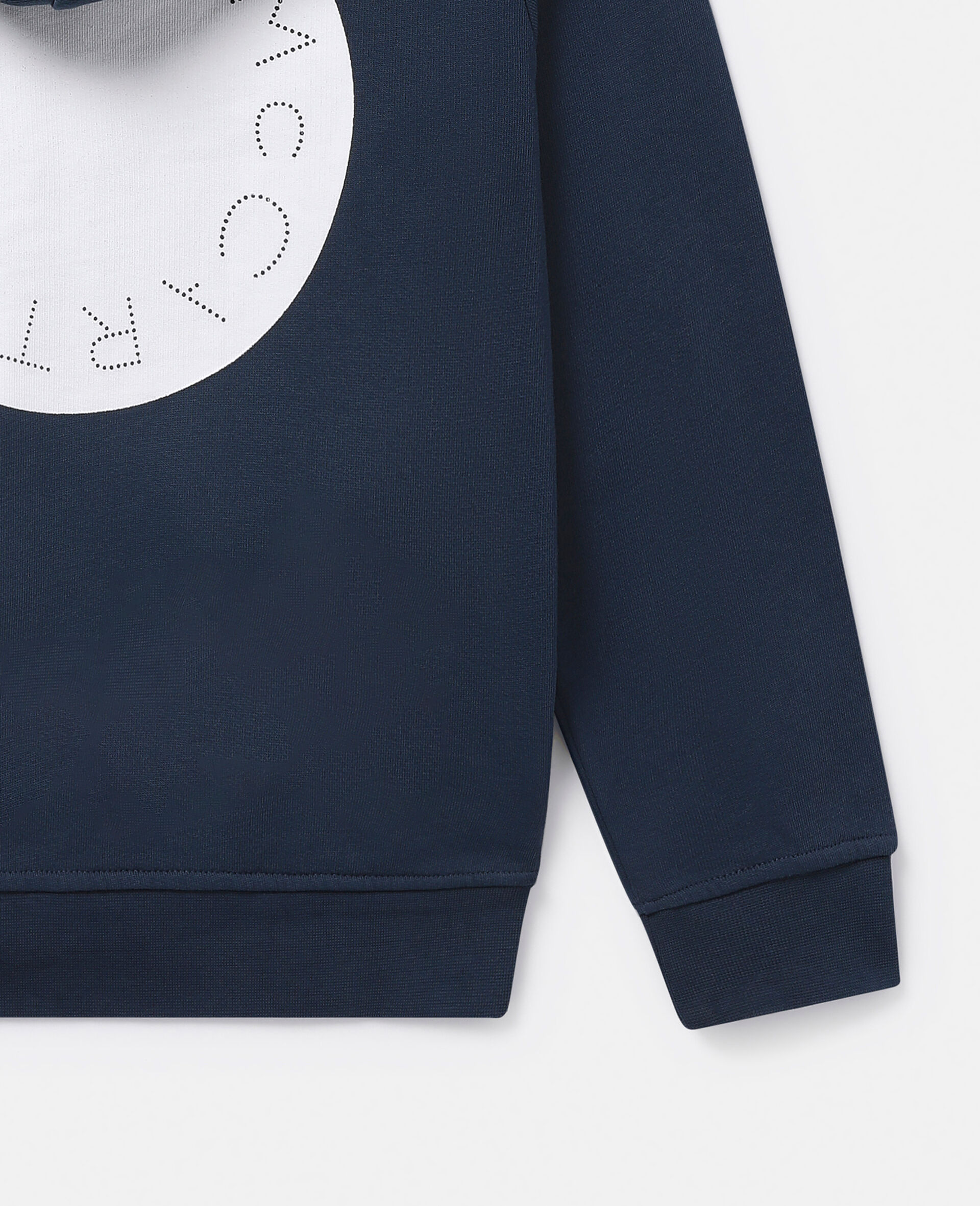 Logo Zip Hoodie-Blue-large image number 1