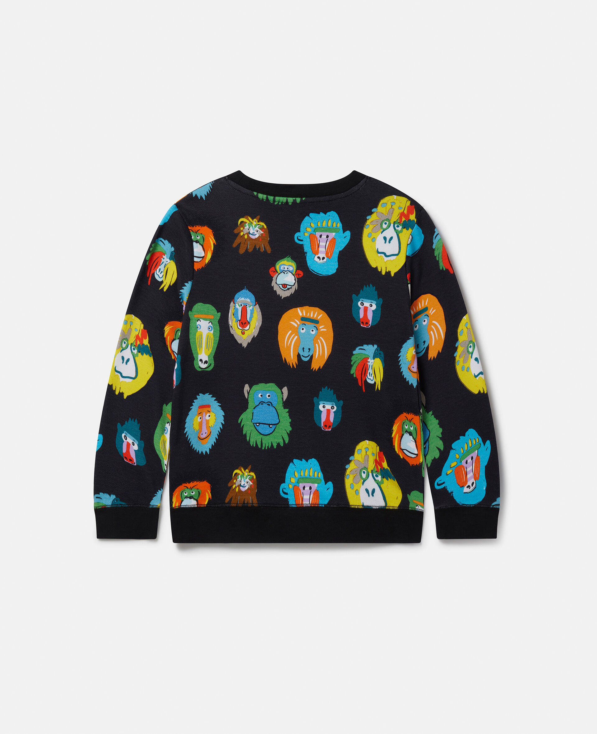 Monkey Print Sweatshirt-Multicolour-large image number 2
