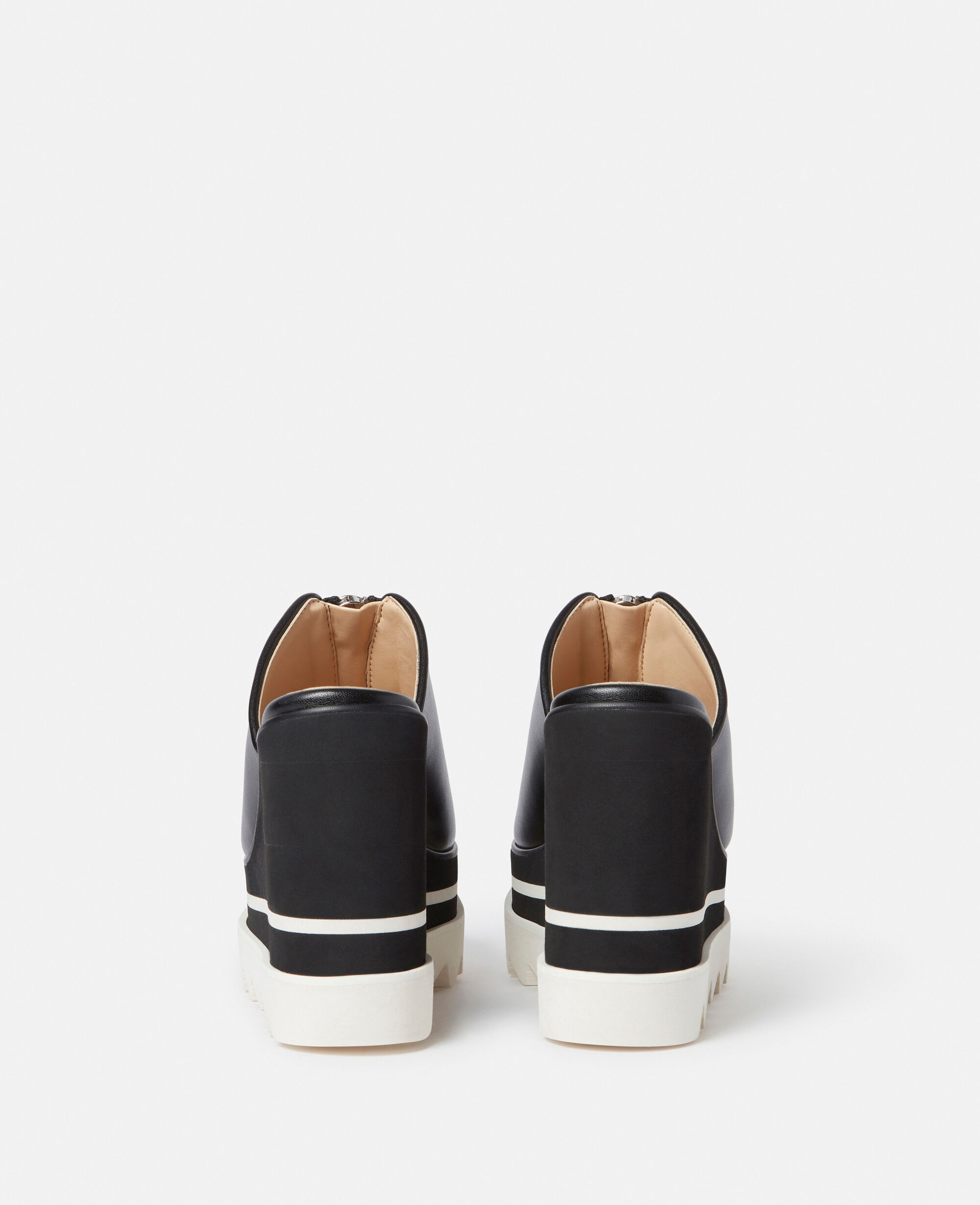 Stella McCartney スニークエリス ウェッジサンダル Women ブラック スニークエリス ジップスライド ウェッジ