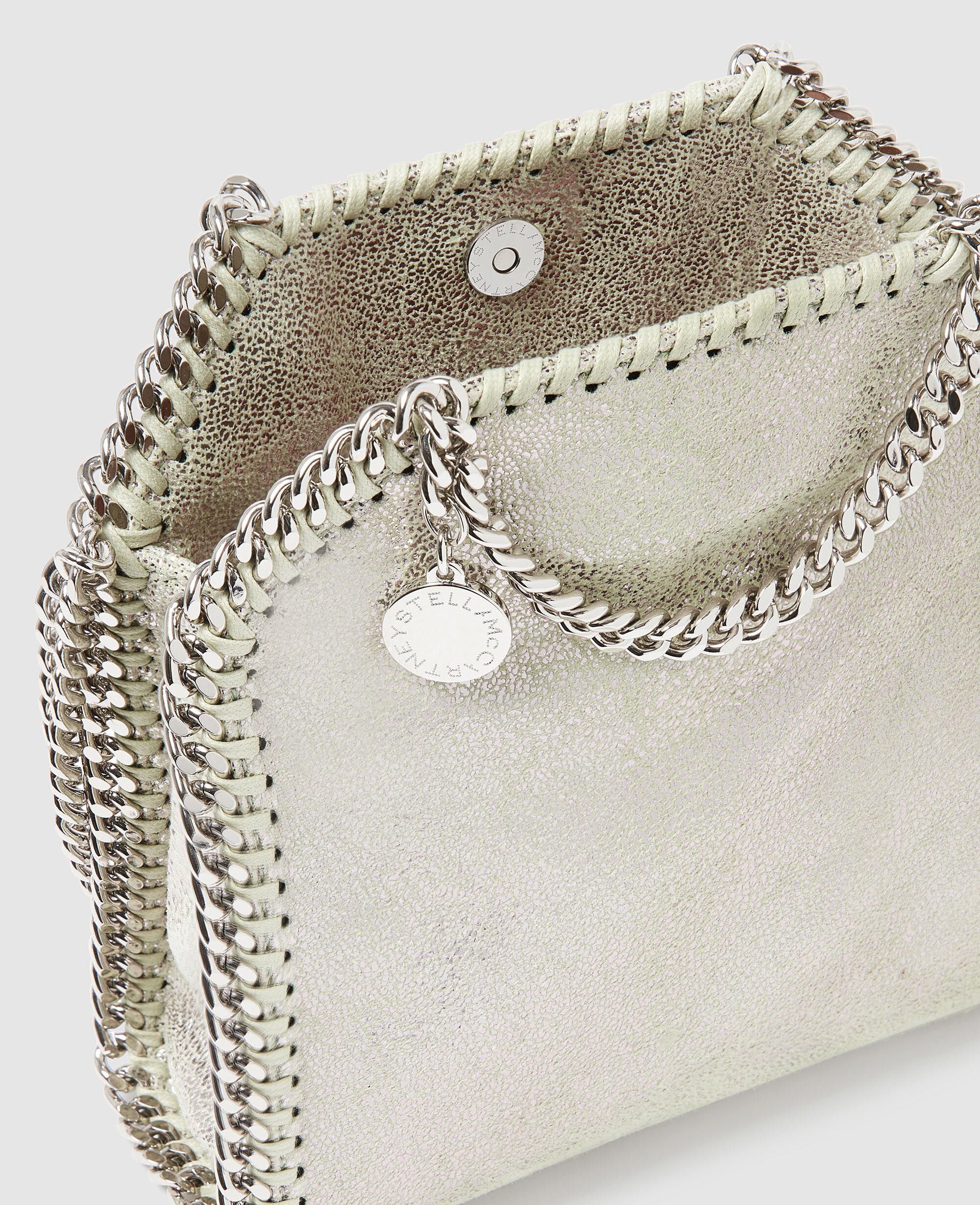 Women Light lime green Falabella Tiny Tote Bag | Stella McCartney CA