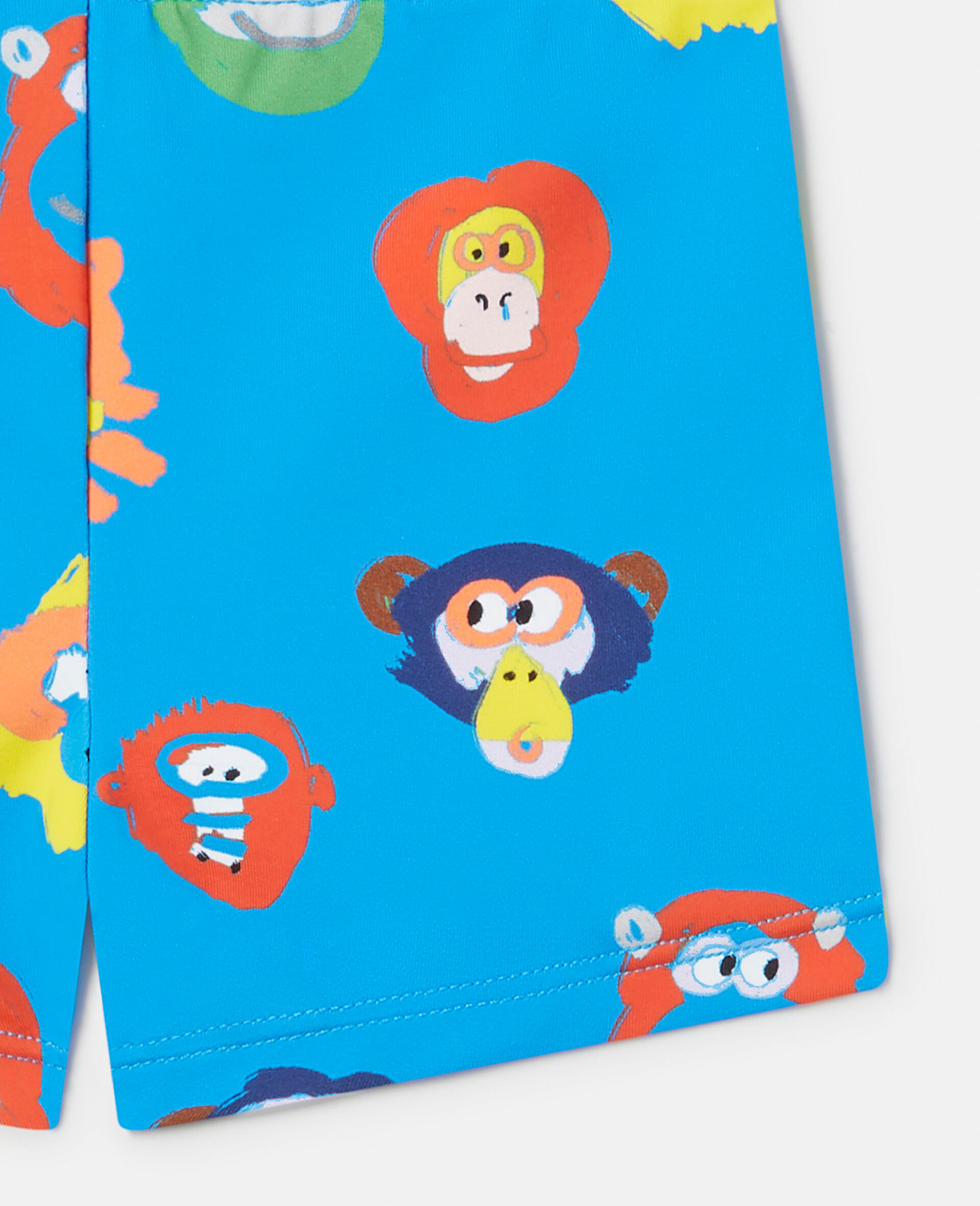 Monkey Print Swim Trunks-Multicolour-large image number 3