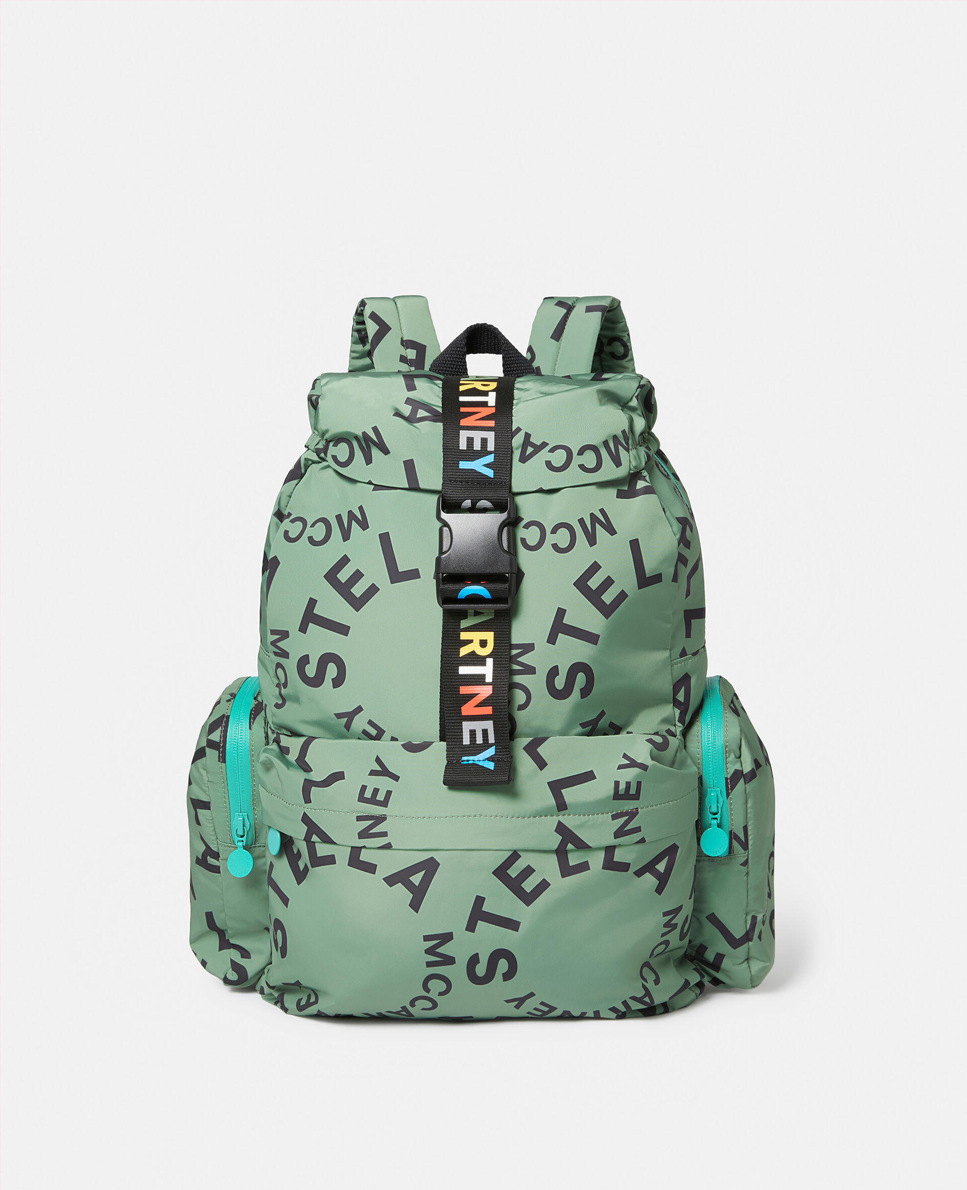 Women Green Circular Logo Backpack Stella McCartney US