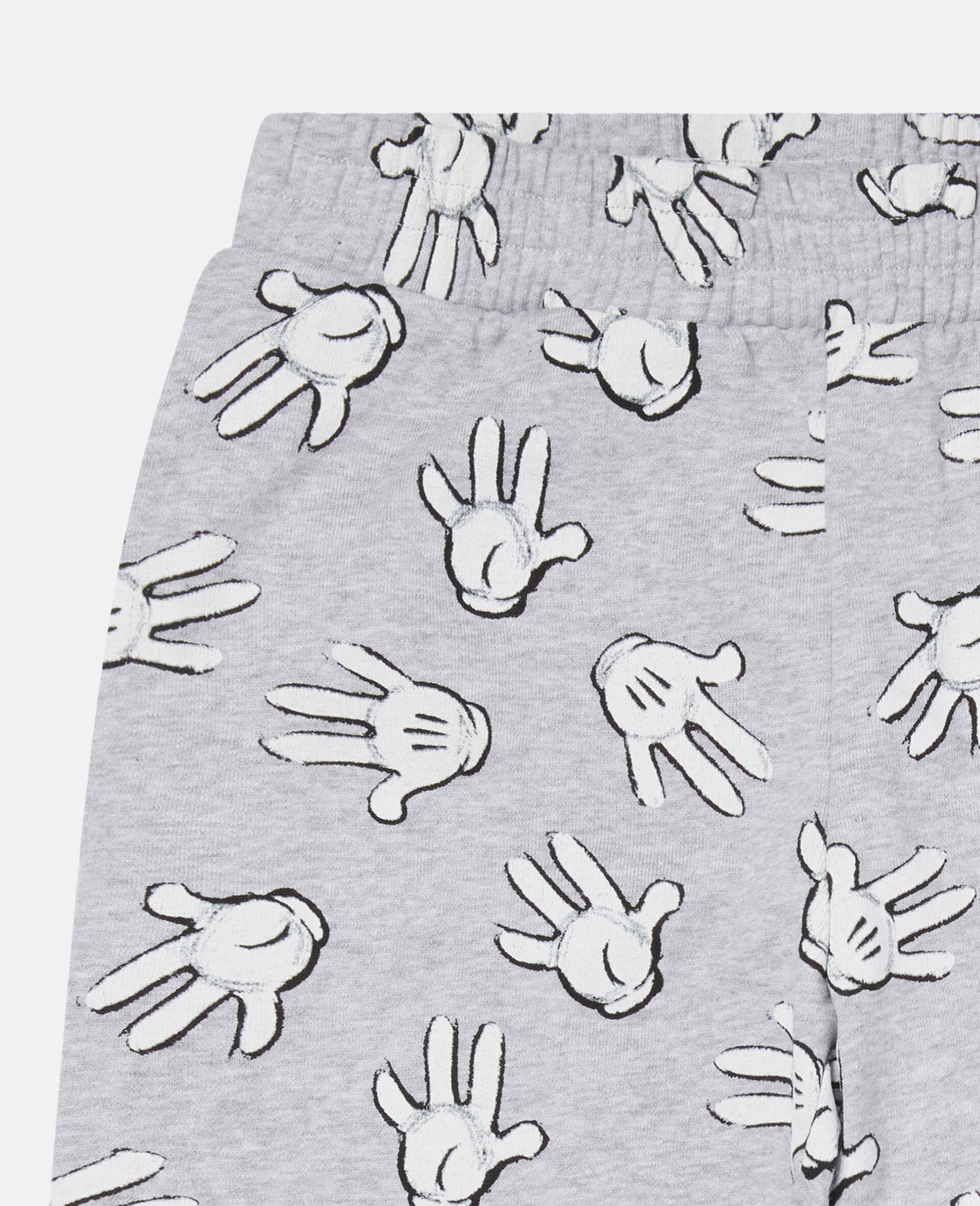 Fantasia Mickey Hands Print Fleece Joggers-Grey-large image number 1