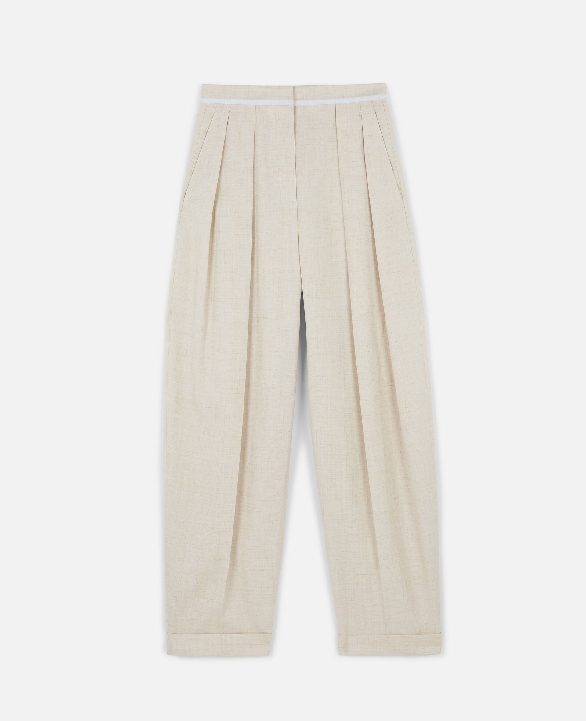 Ariana Tailored Trousers-Beige-large image number 0