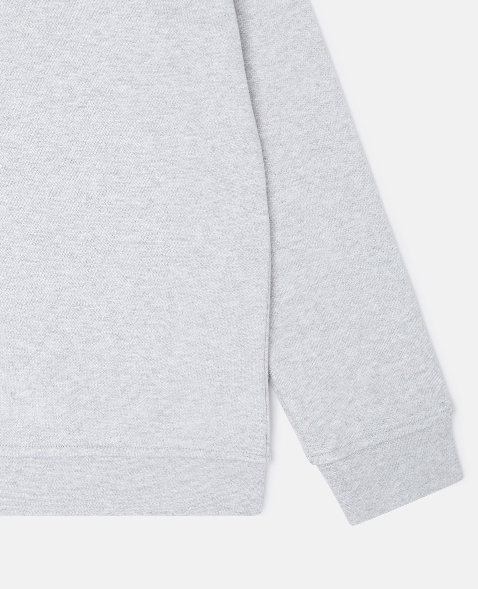 Sweat shirt graphique a col ras du cou avec ecureuil-Gris-large image number 4