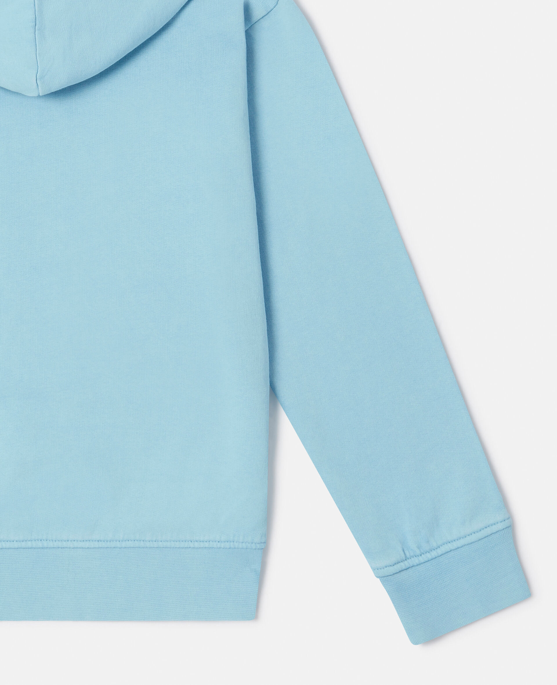 Stella Logo Active Embroidery Oversized Hoodie-Blue-large image number 3