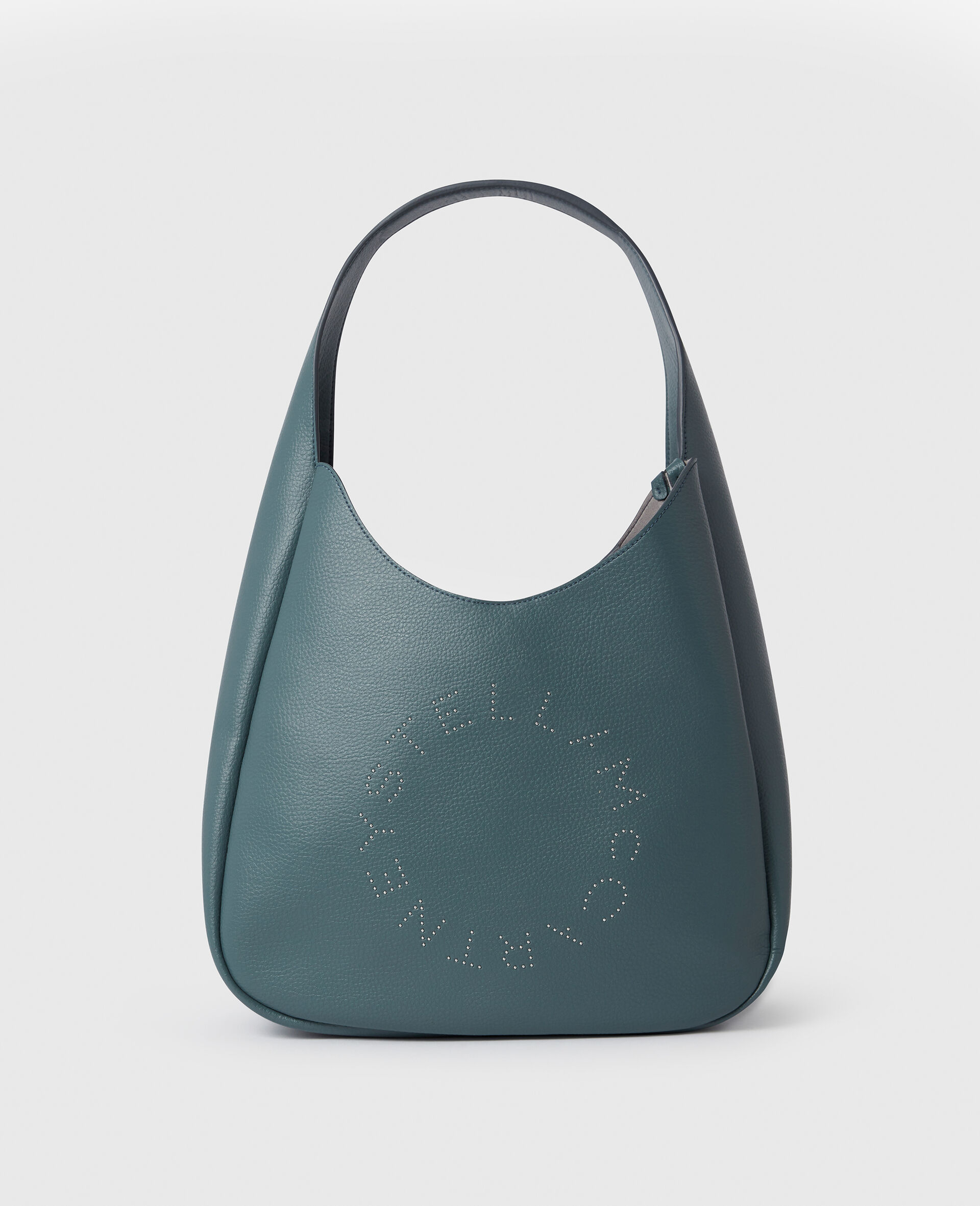 Logo Slouchy Hobo Tote Bag-Black-large image number 0