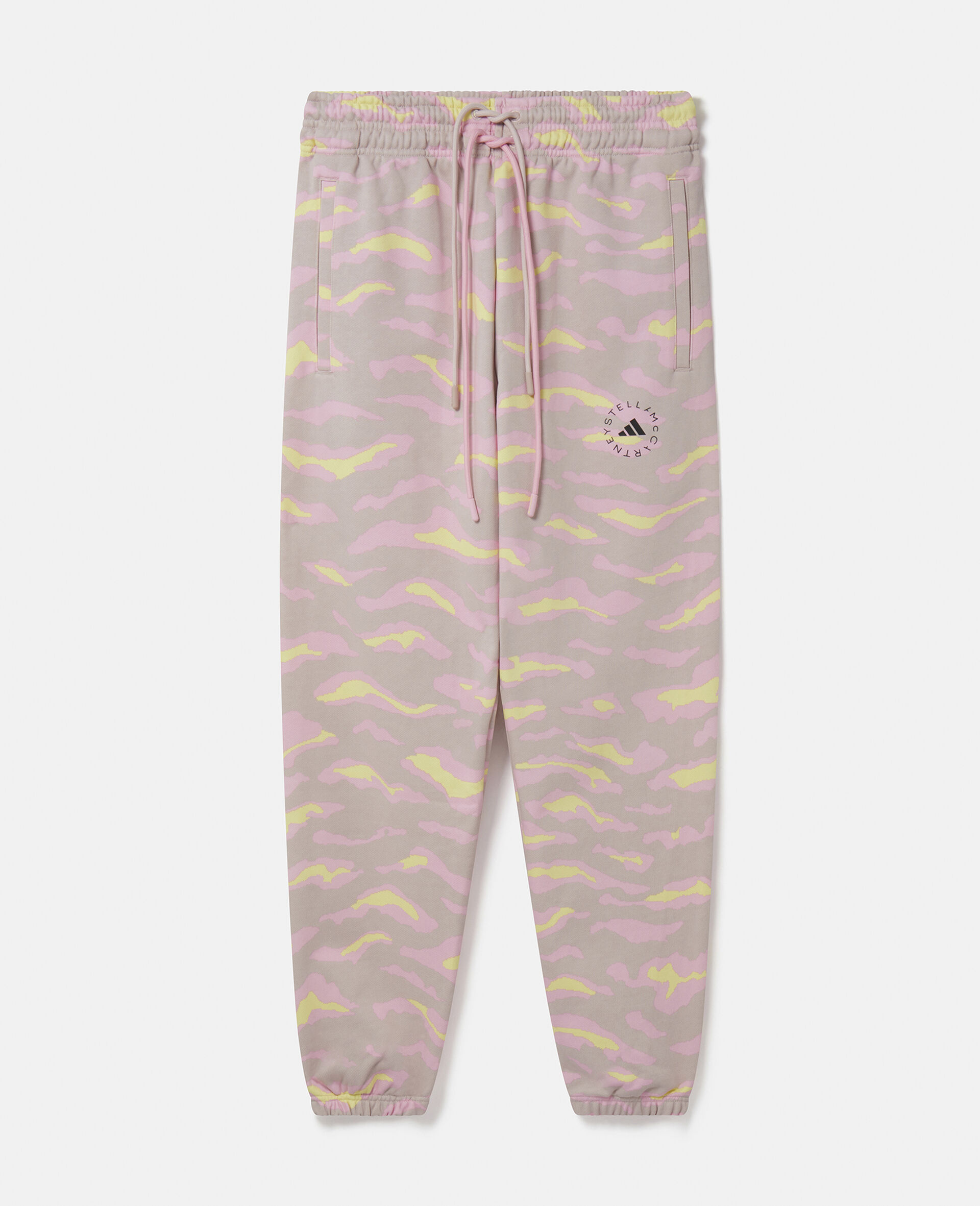 TrueCasuals Zebra Print Sweatpants-Multicolour-large image number 0