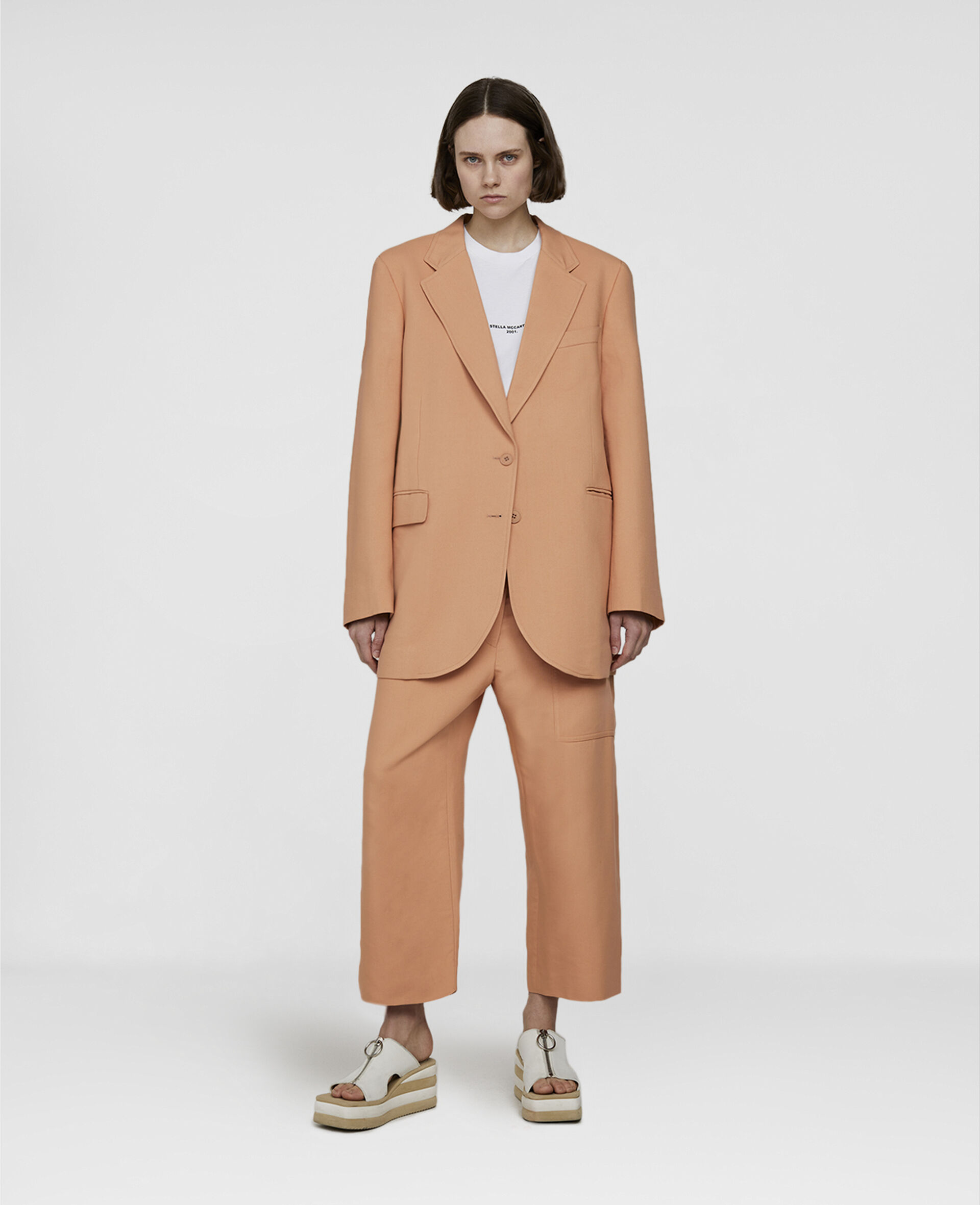 Tailored Twill Pants-Orange-large image number 1
