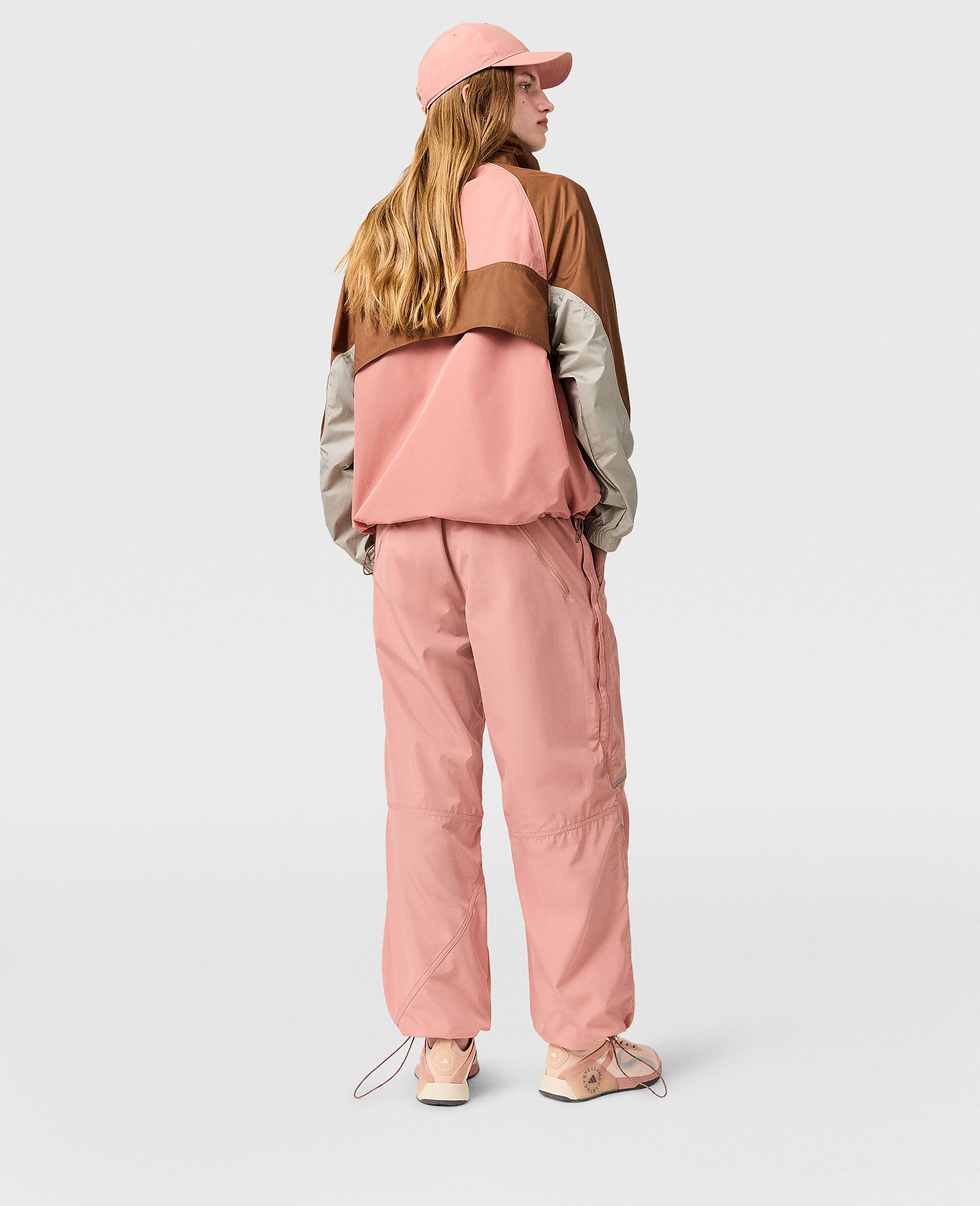 Pantalon de survetement tisse avec logo-Rose-large image number 4