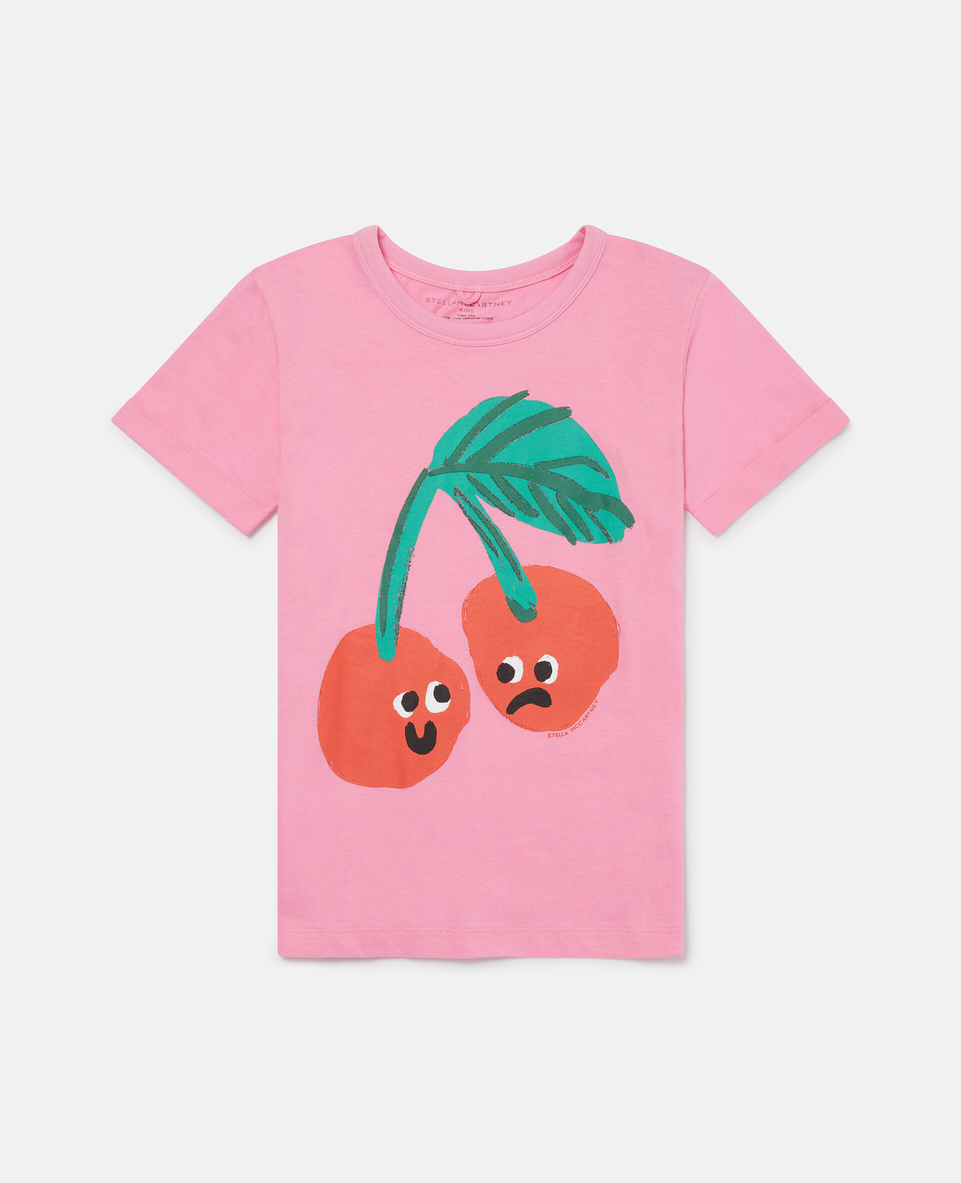 Cherry Graphic T-Shirt-Pink-large image number 0