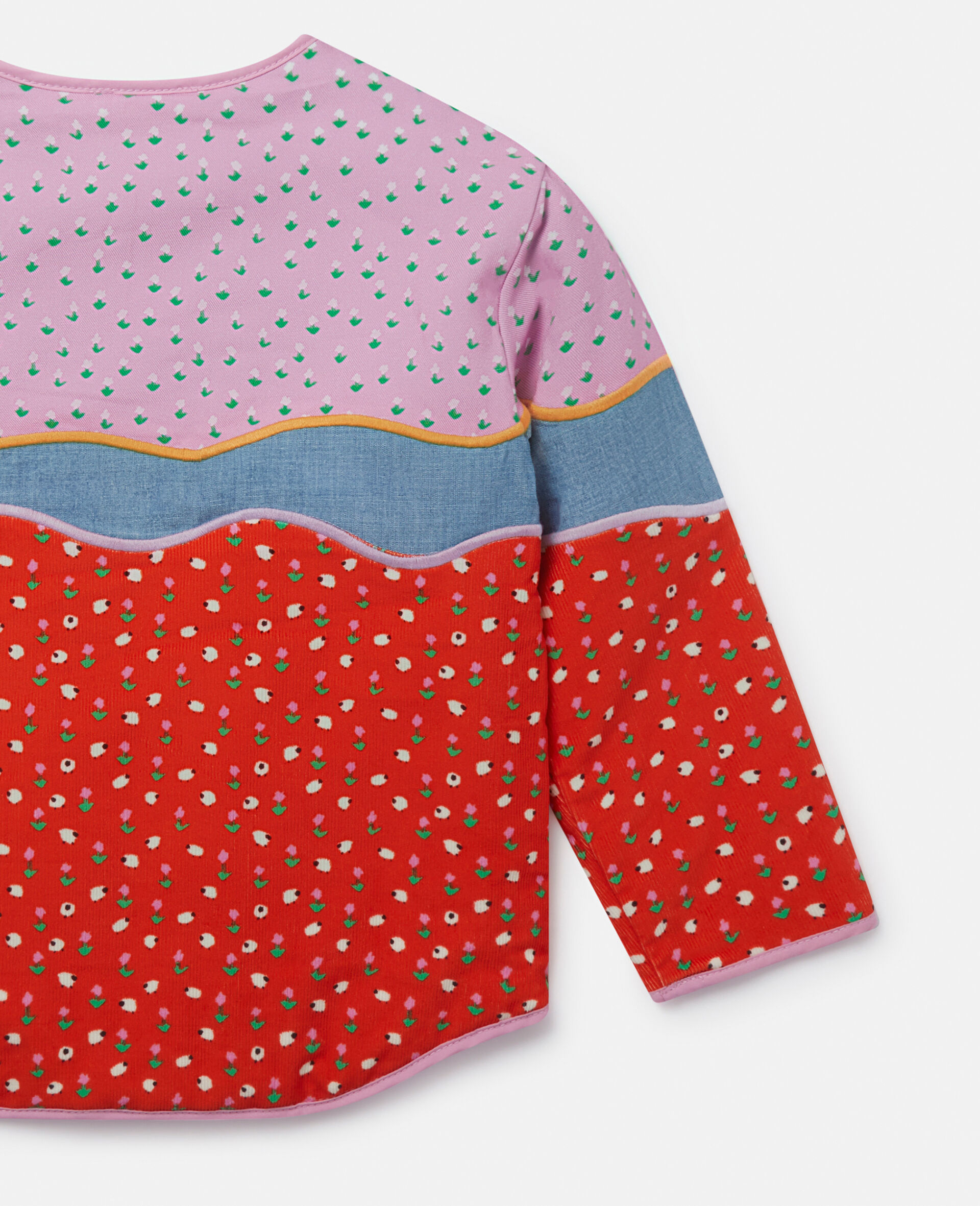 Farmyard Appliqué Patchwork Jacket-Multicolour-large Farmyard Appliqué Patchwork Jacket-Multicolour-large image number 3