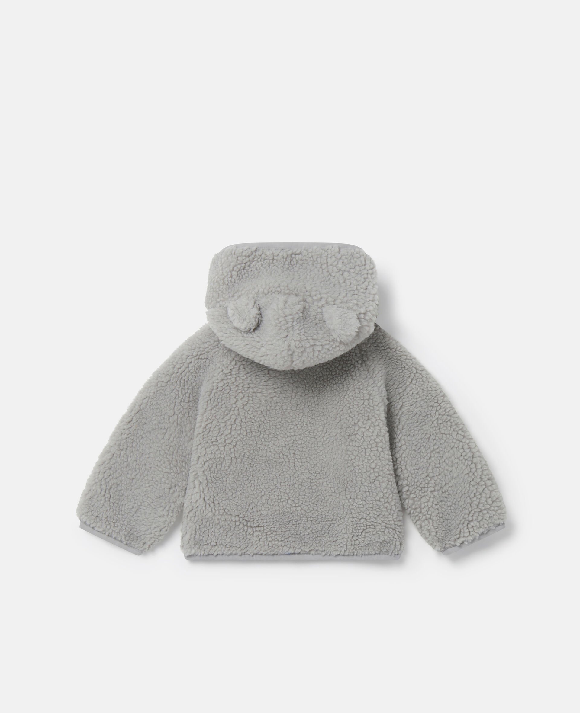 Bear Ear Hooded Fleece Jacket-Grey-large Bear Ear Hooded Fleece Jacket-Grey-large image number 2