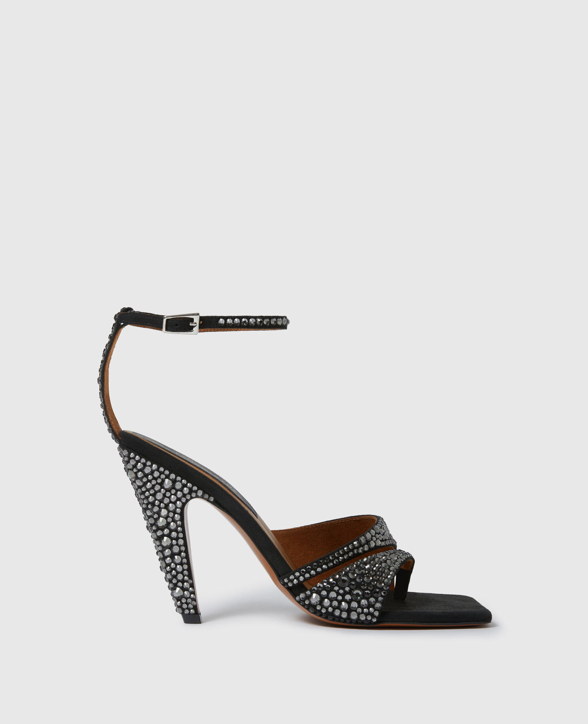 Stella Spur Crystal Hotfix Heeled Pump-Black-medium