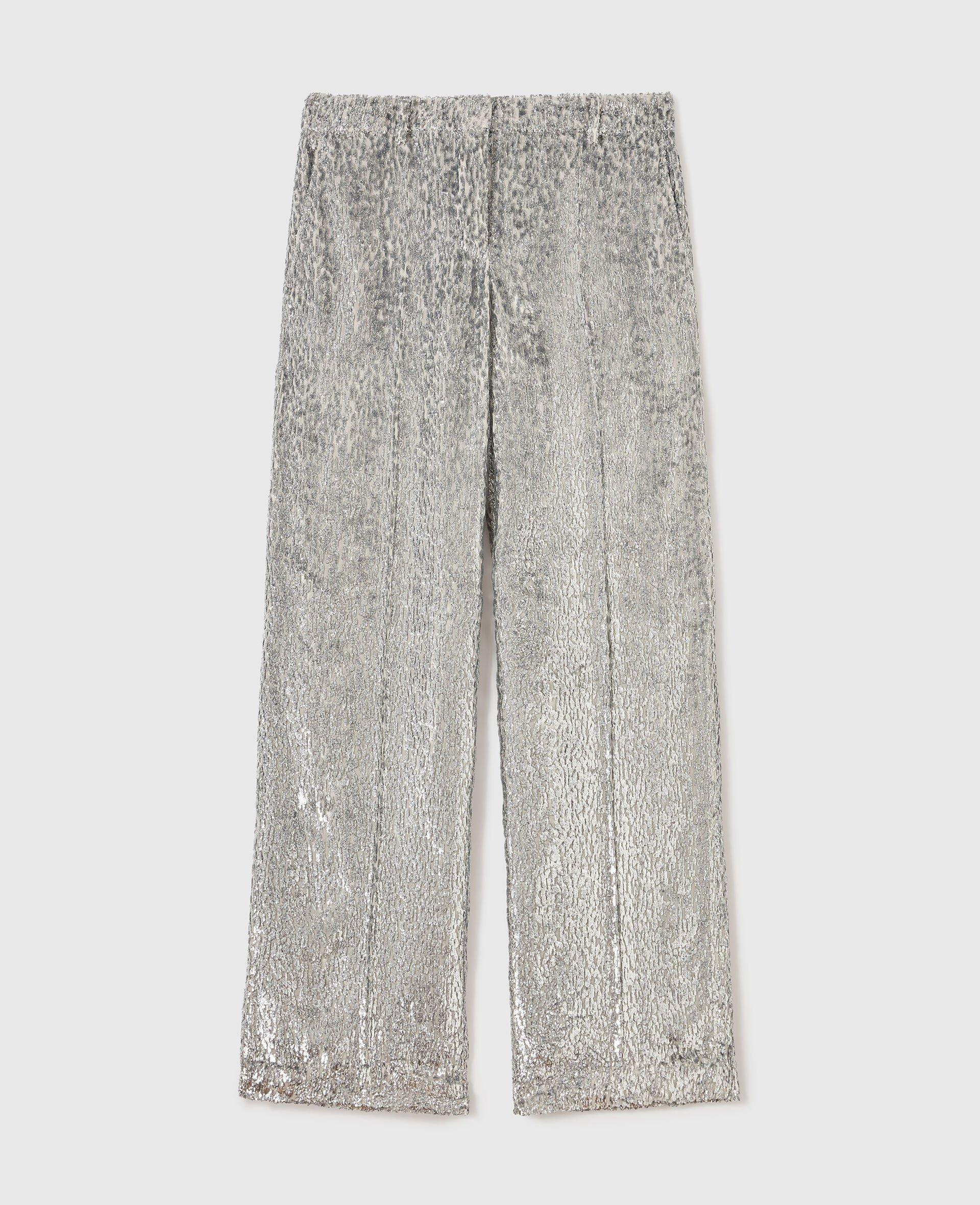 Fil Coupe Trousers-Silver-medium