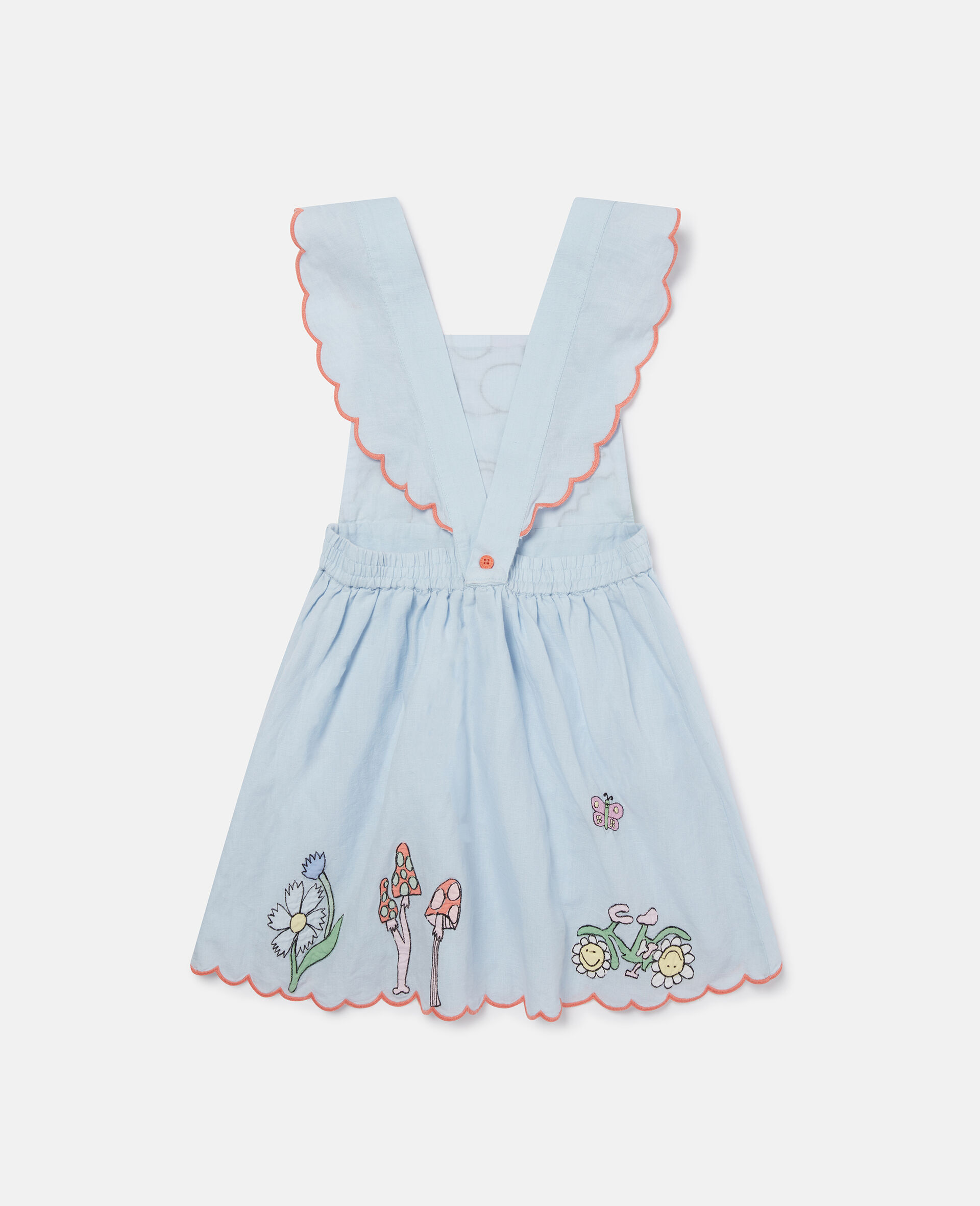 Toadstool Sleeveless Dress and Bloomers Set-Blue-large image number 2