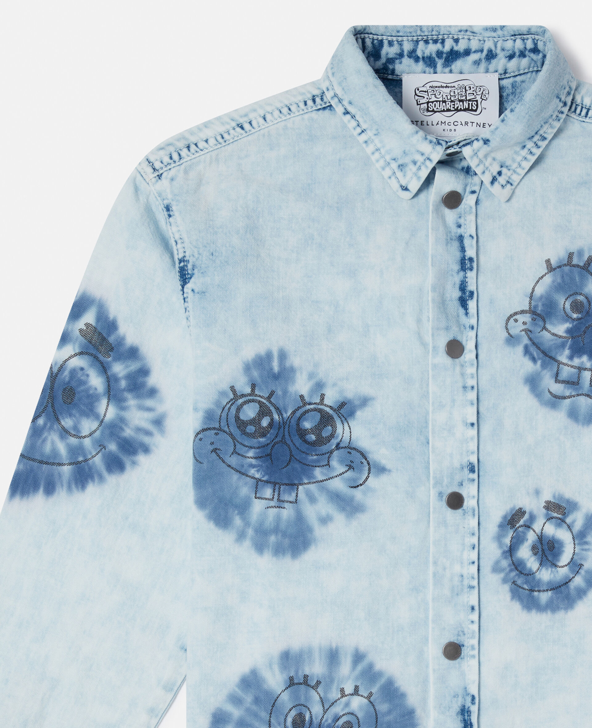 SpongeBob Graphic Shirt-Blue-large SpongeBob Graphic Shirt-Blue-large image number 1