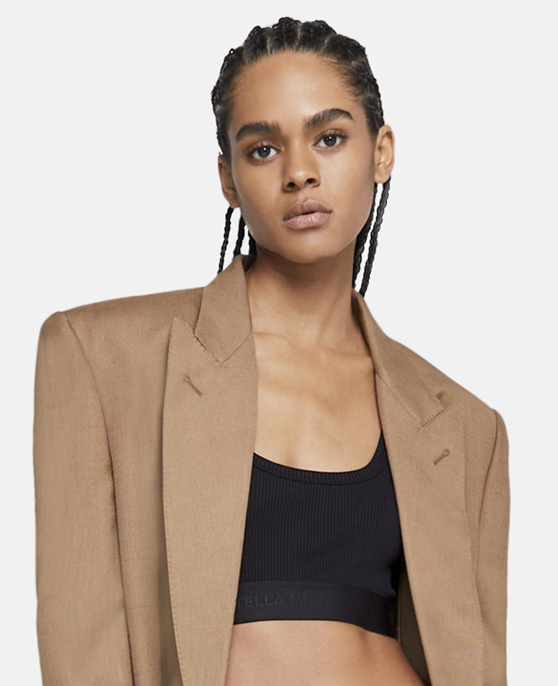 S-Wave Tape Crop Top-Black-large image number 3