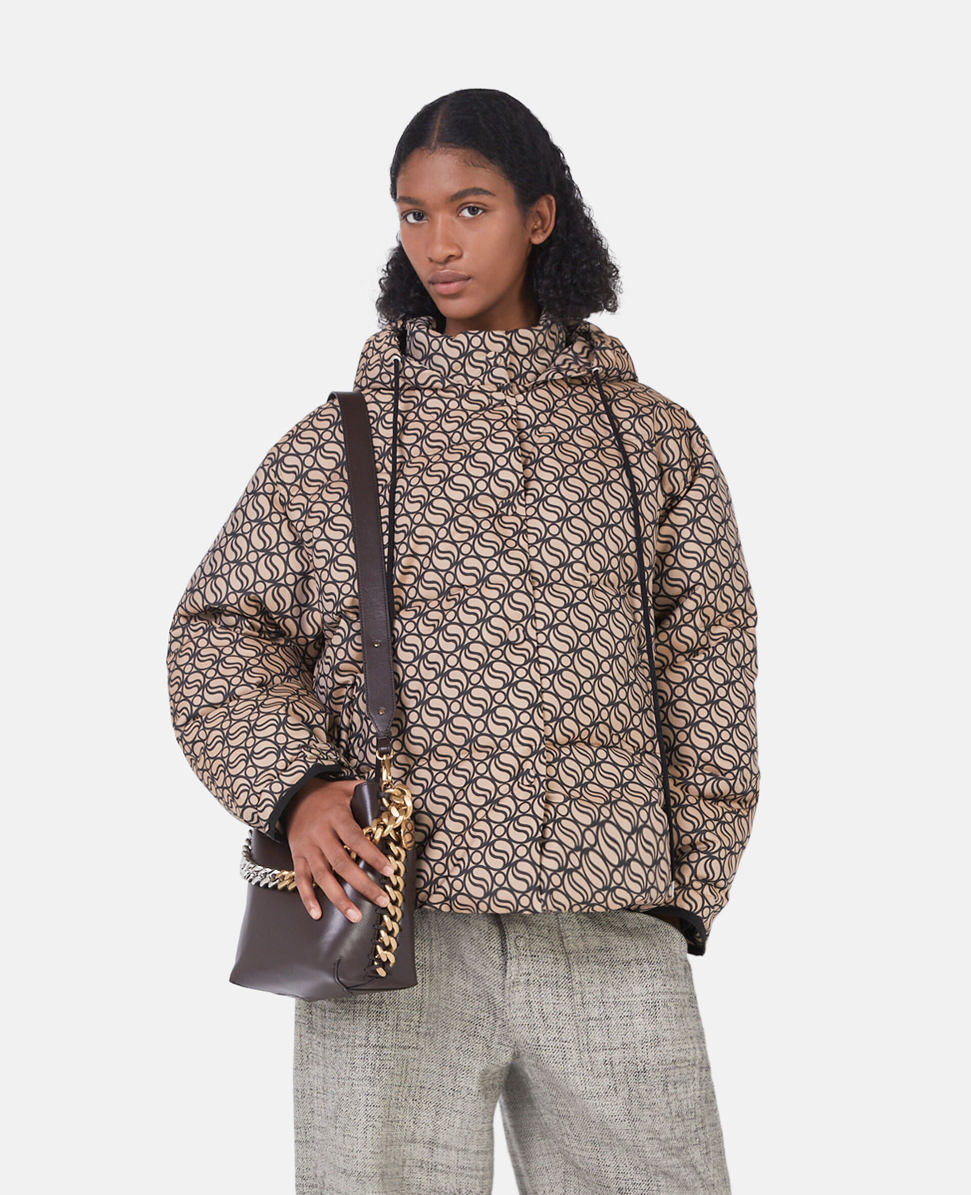 Frayme Bucket Bag-Brown-large image number 1