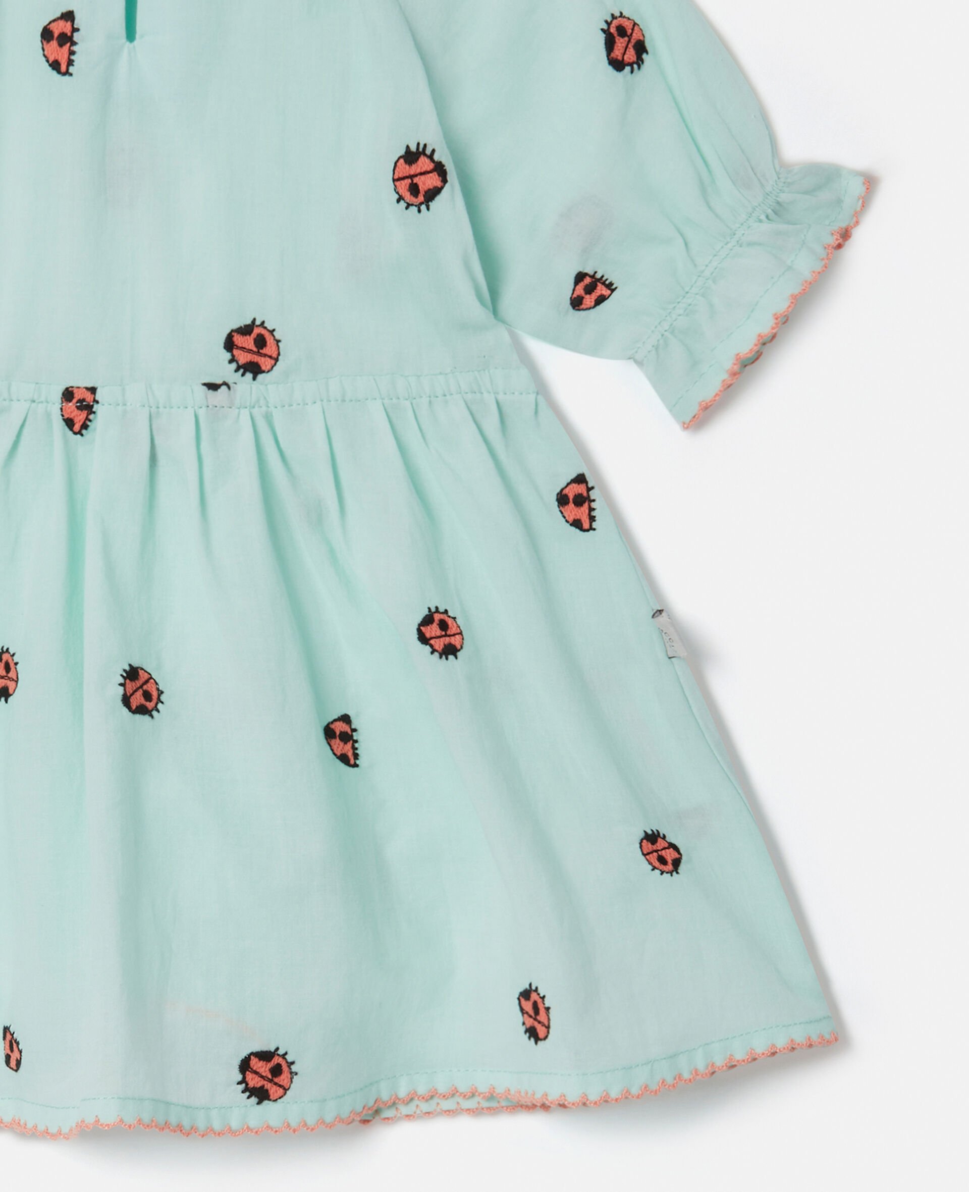 Ladybird Short Scalloped Sleeve Dress-Green-large Ladybird Short Scalloped Sleeve Dress-Green-large image number 3