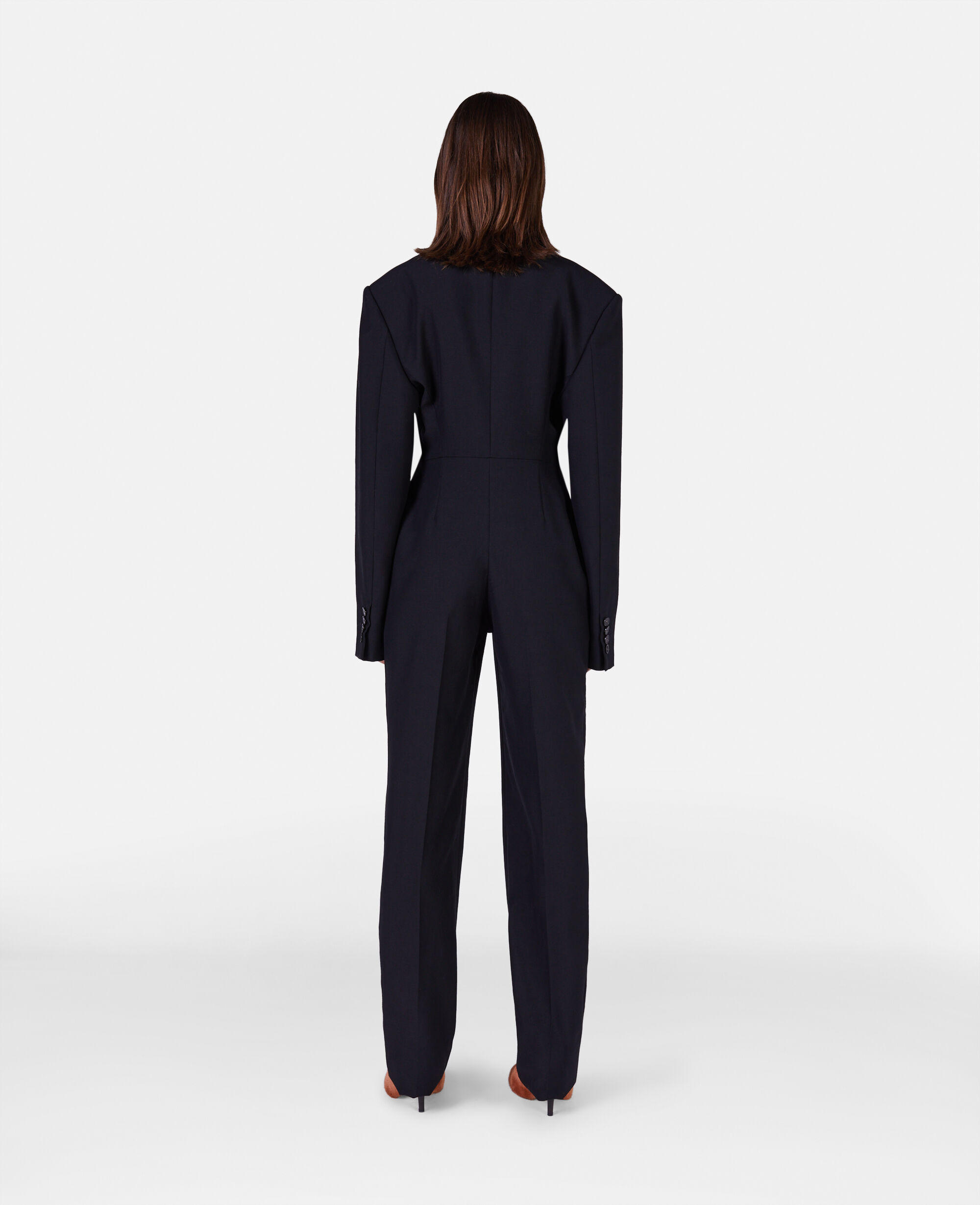 【送料&関税込】Stella McCartney Wool Tuxedo Jumpsuit Women Black Tuxedo Jumpsuit | Stella McCartney US