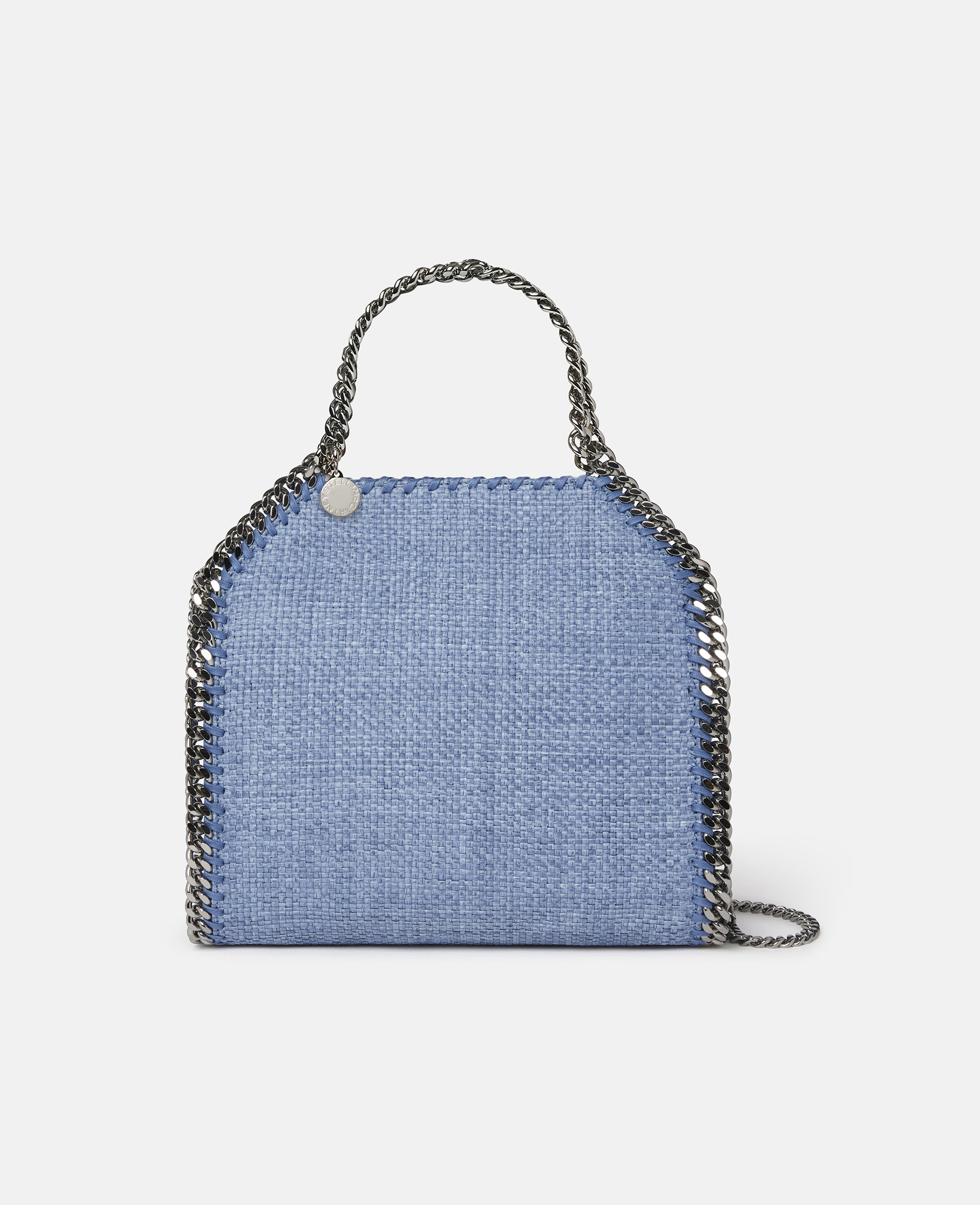 Women Brick Falabella Mini Woven Raffia Tote Stella McCartney US